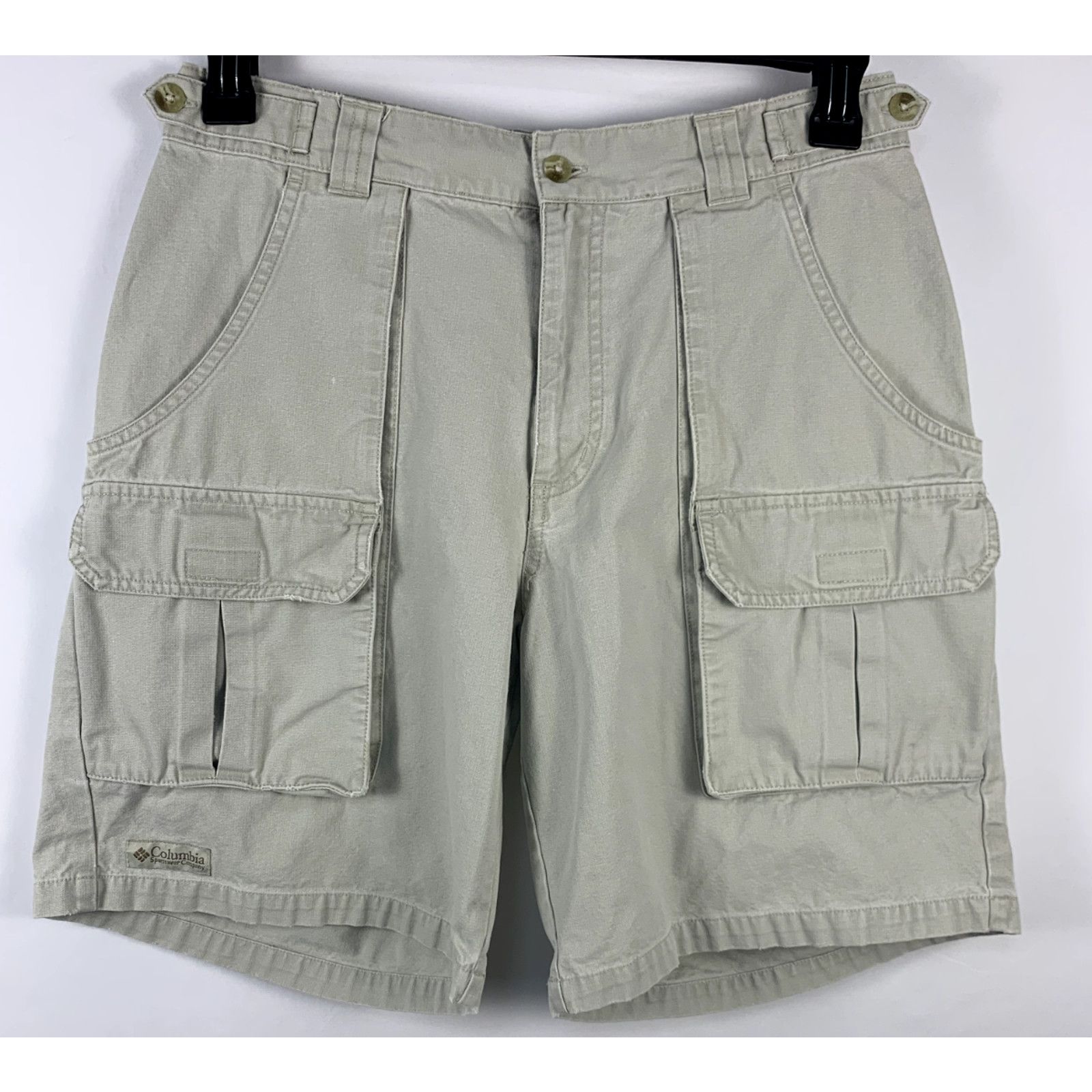 Columbia Columbia Cargo Shorts Men’s Large Khaki Canvas VTG READ Size US 32 / EU 48 - 1 Thumbnail