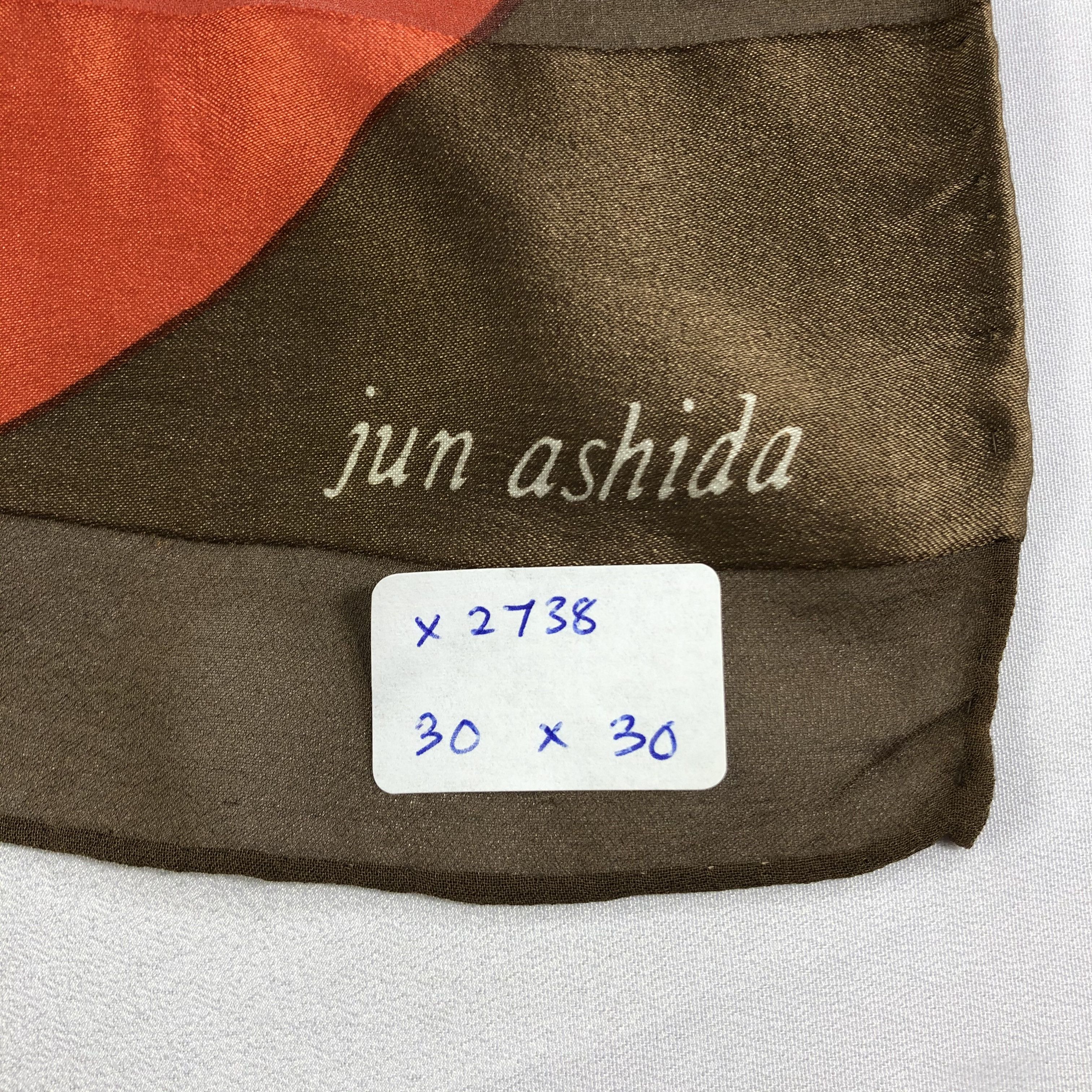 Vintage Vintage Jun Ashida Silk Scarf Size ONE SIZE - 6 Thumbnail