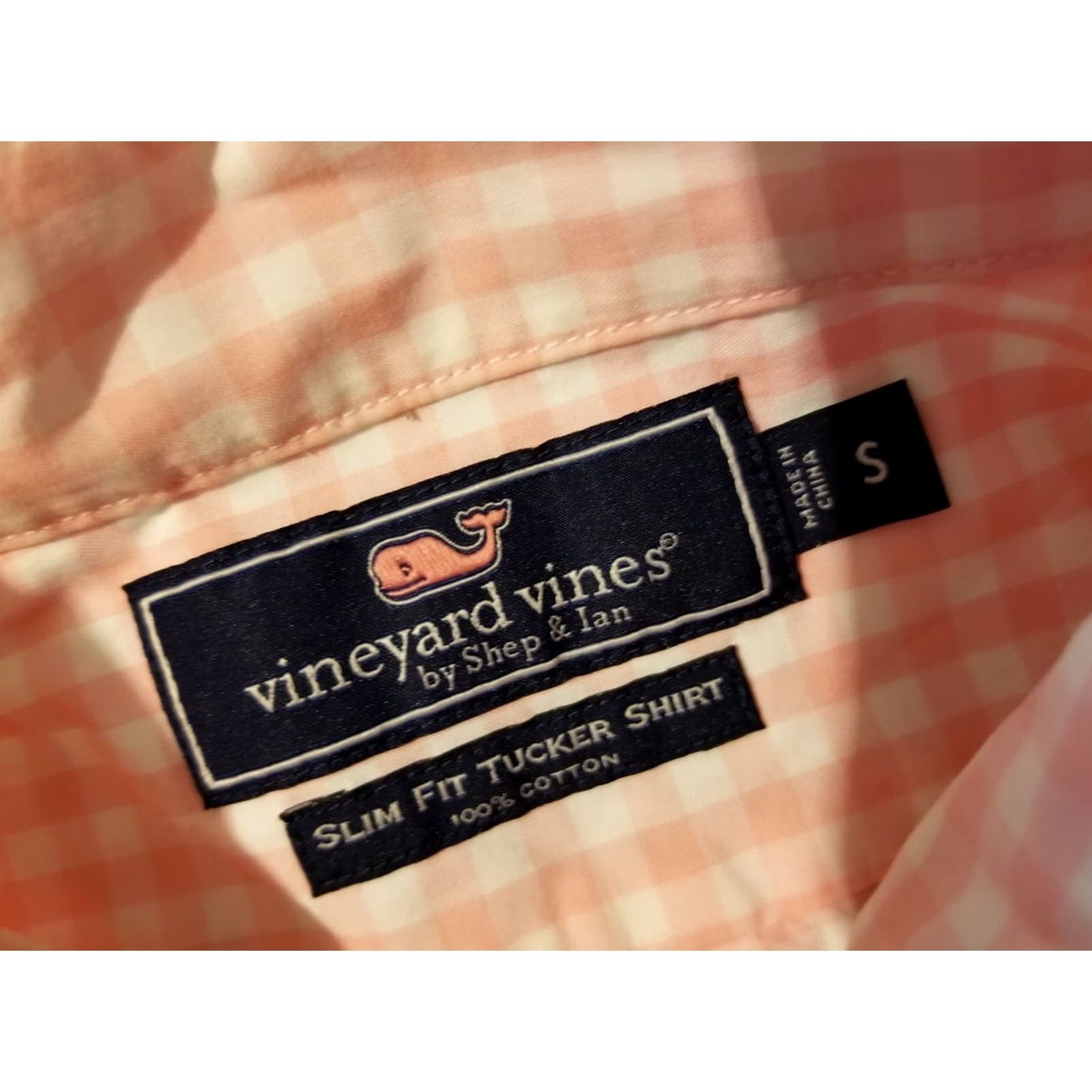 Vineyard Vines Vineyard Vines Dress Shirt Men S Pink Cotton Button-Up Long Sleeve, Regular Size, Button Up Shirt, Mens, Cotton Dress Shirt Size 36R - 4 Thumbnail