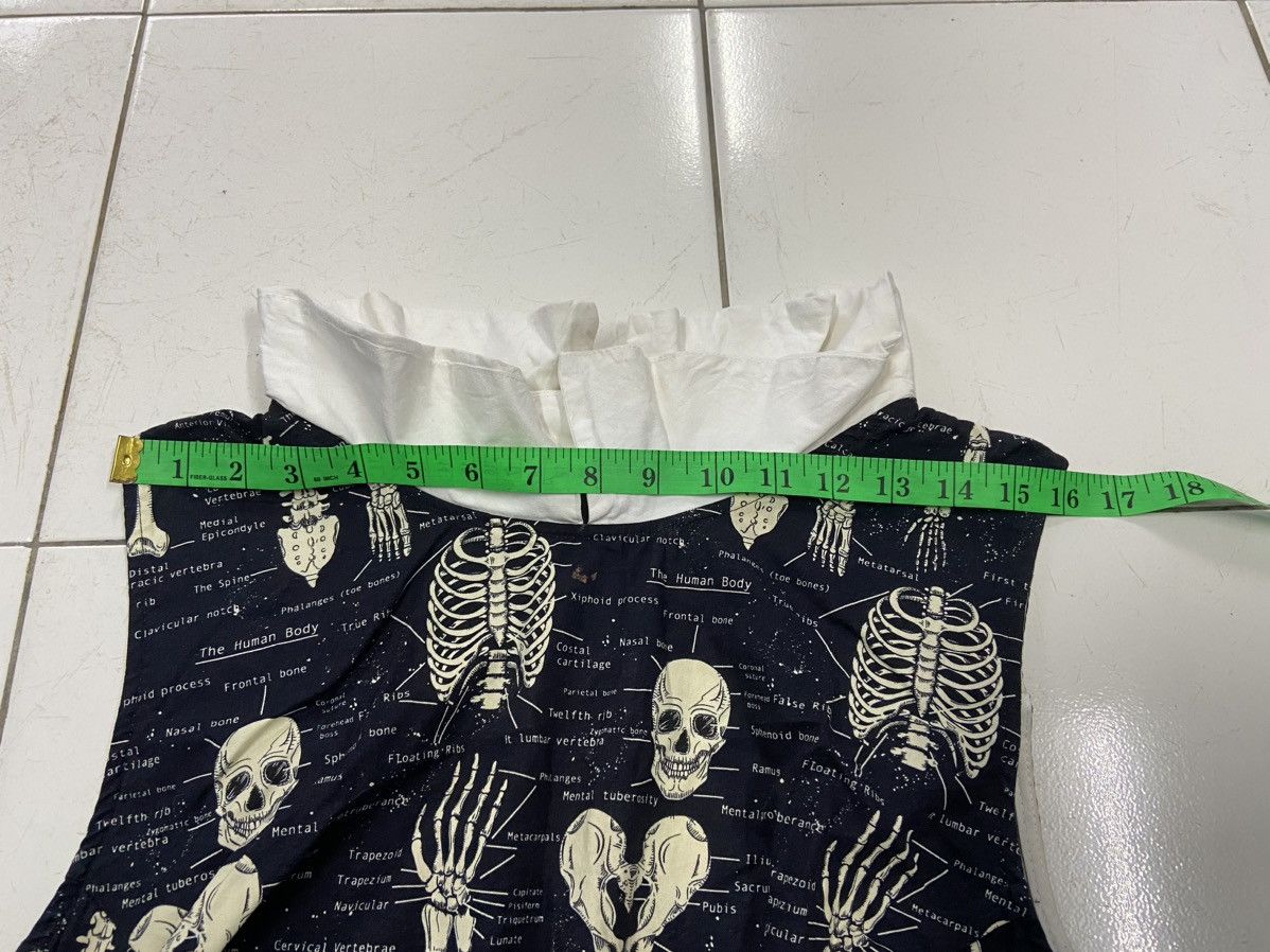 Bones FOLTER SKELETON BONES MIDI DRESS WITH POCKET Size 4XL / US 24-26 - 10 Thumbnail