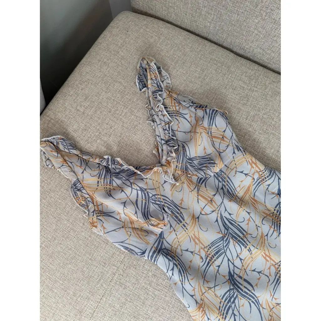 Chloe Chloé "La Saison" Printed Viscose Mini Dress Size FR 36 Size XS / US 0-2 / IT 36-38 - 3 Thumbnail
