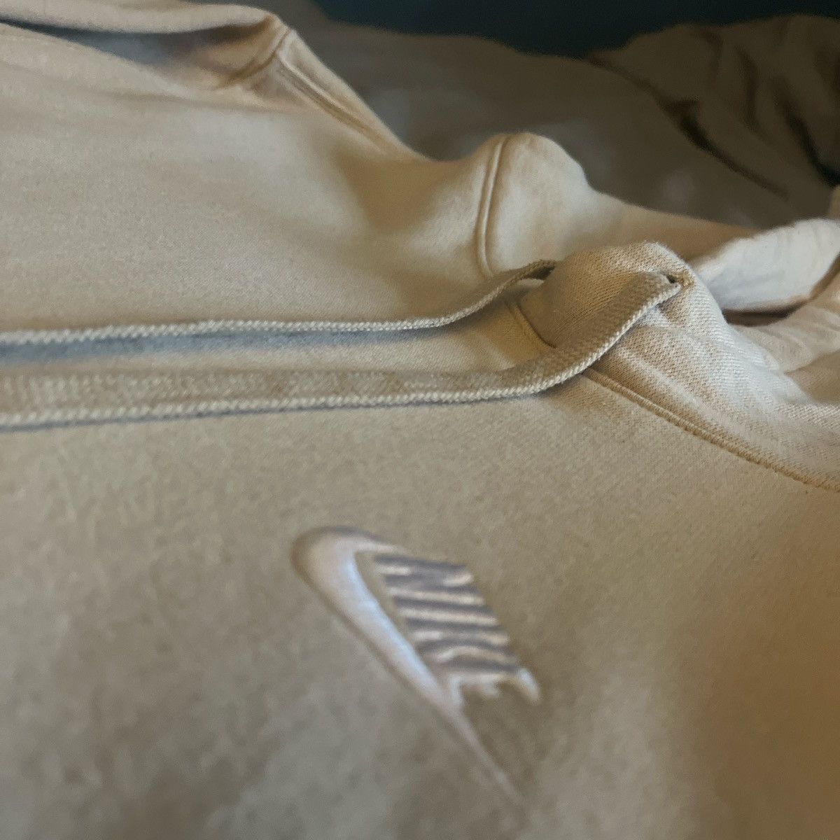 Nike Cream Nike hoodie Size US S / EU 44-46 / 1 - 3 Thumbnail