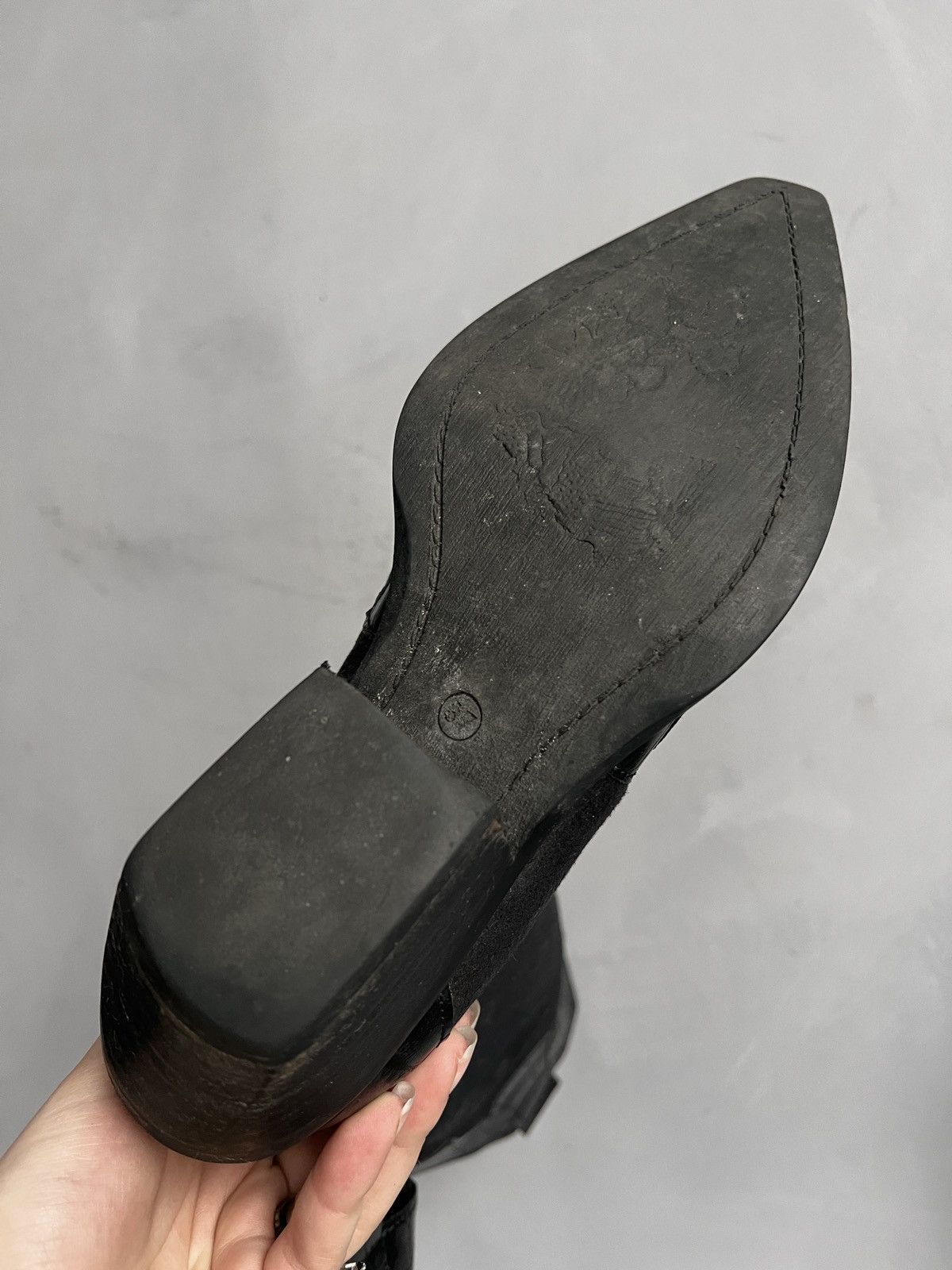 Western Rise Cowboy guidi style y2k boots Vintage Wester Grunge style Size US 7 / IT 37 - 9 Thumbnail