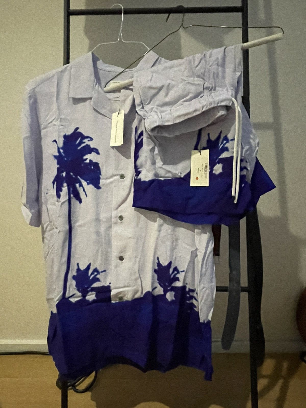 BNWT Len Lye Viscose Carlton Shirt AND Shorts!