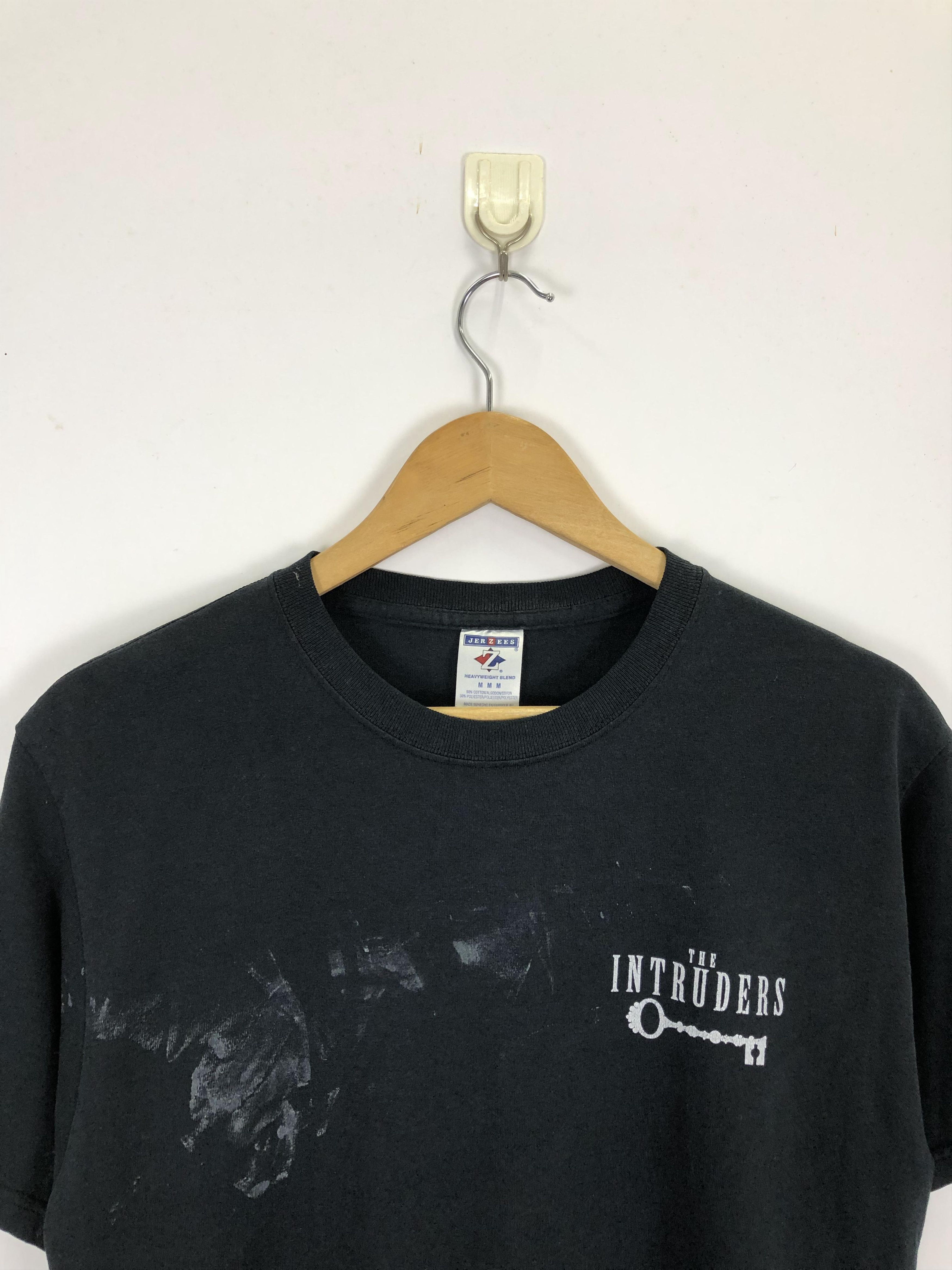 Jerzees × Vintage The Intruders Movie Splatter Paint Short Sleeve Tee TA0353 Size US M / EU 48-50 / 2 - 4 Thumbnail
