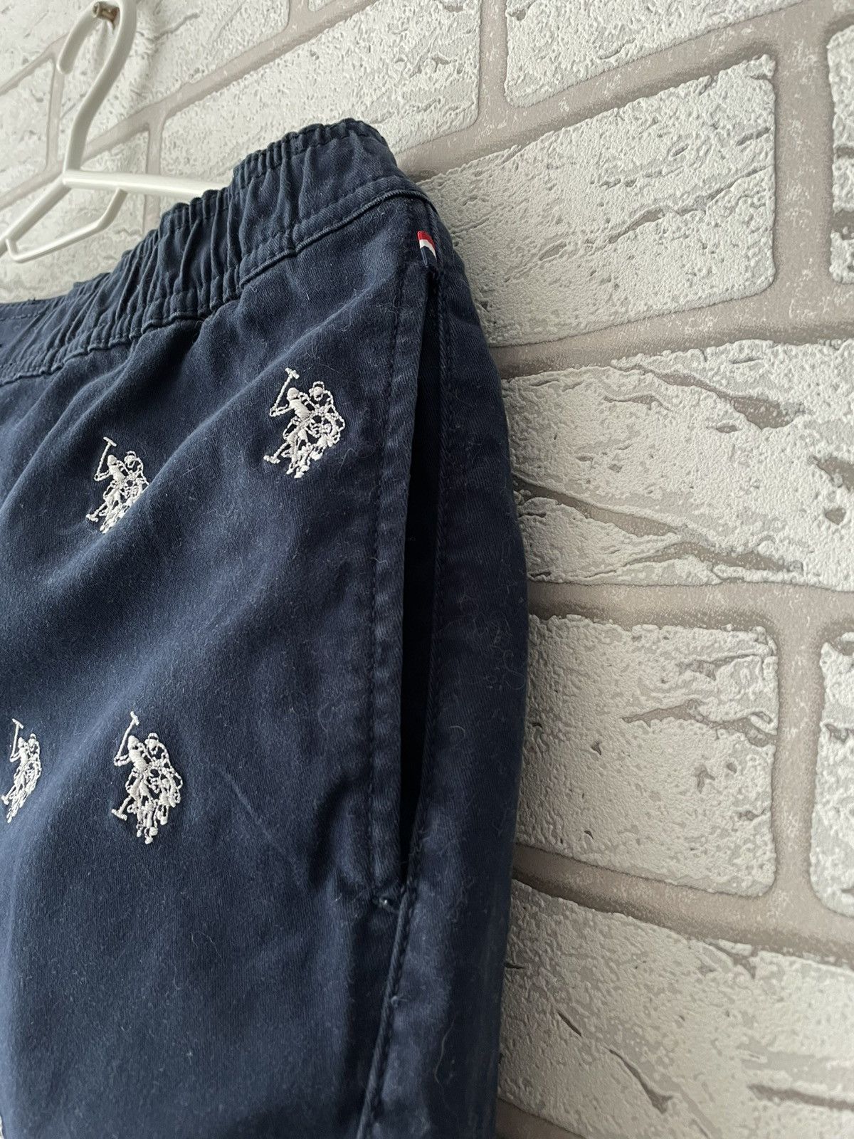 Designer × U.S. Polo Assn. Us Polo Assn USPA Monogram Shorts Size US 32 / EU 48 - 5 Thumbnail