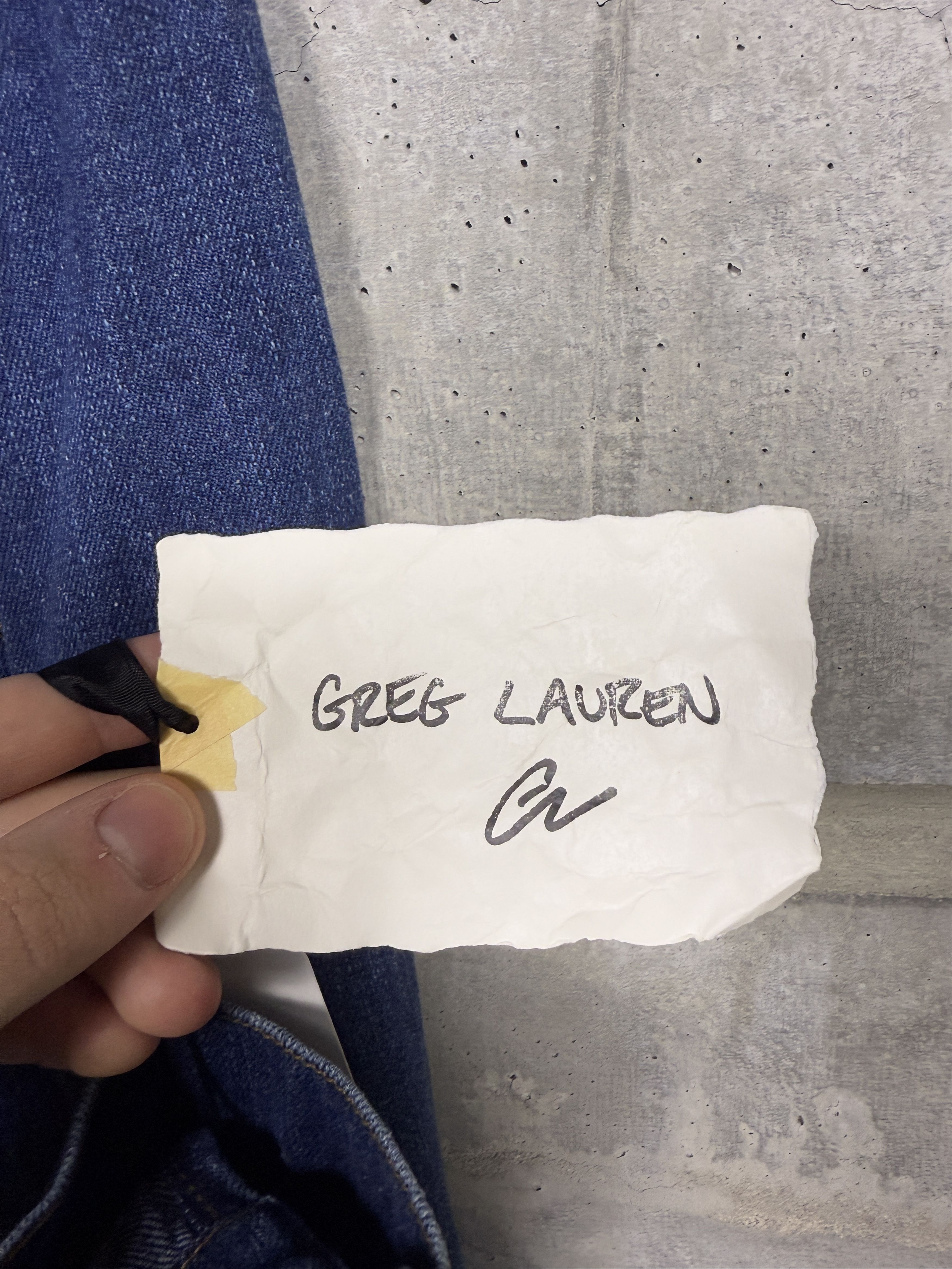 Greg Lauren Greg Lauren Stonewashed Denim Trucker Jacket Size US XL / EU 56 / 4 - 10 Thumbnail