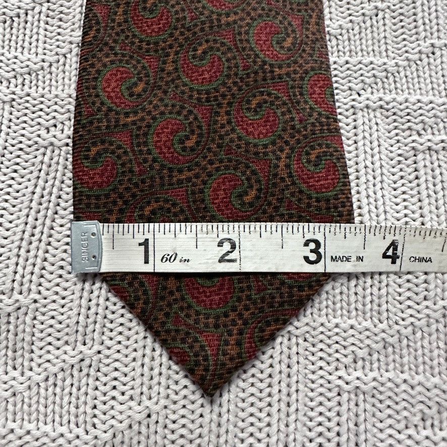 Other Biella Collezioni G Vasta brown paisley Italian wool tie Size ONE SIZE - 6 Thumbnail