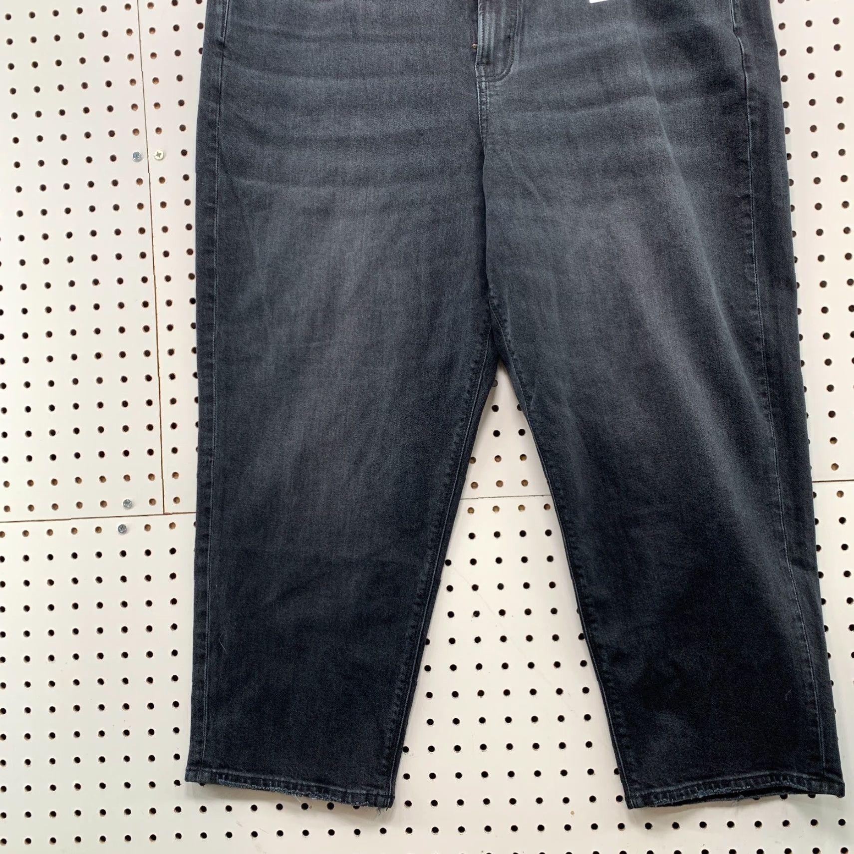 VINTAGE American Eagle Boyfriend Black Jeans 90s Womens 18 Stretch High Rise 38x25
