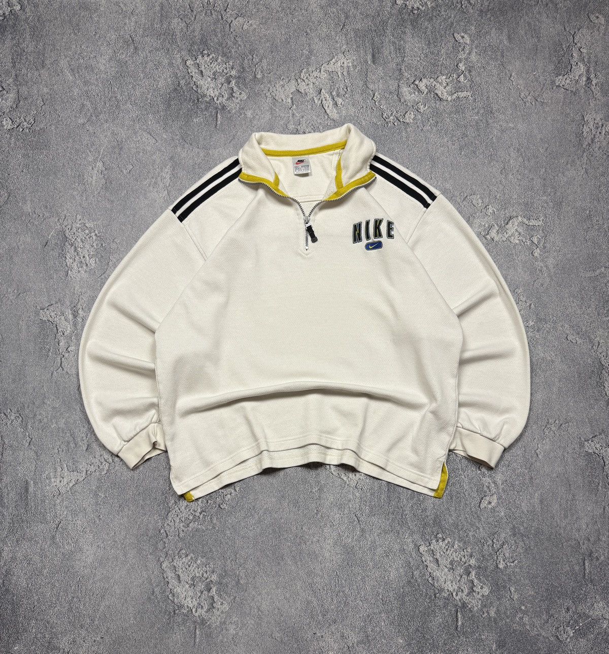 Nike Vintage Nike 1\4 Zip Boxy Sweatshirt Size US L / EU 52-54 / 3 - 1 Thumbnail