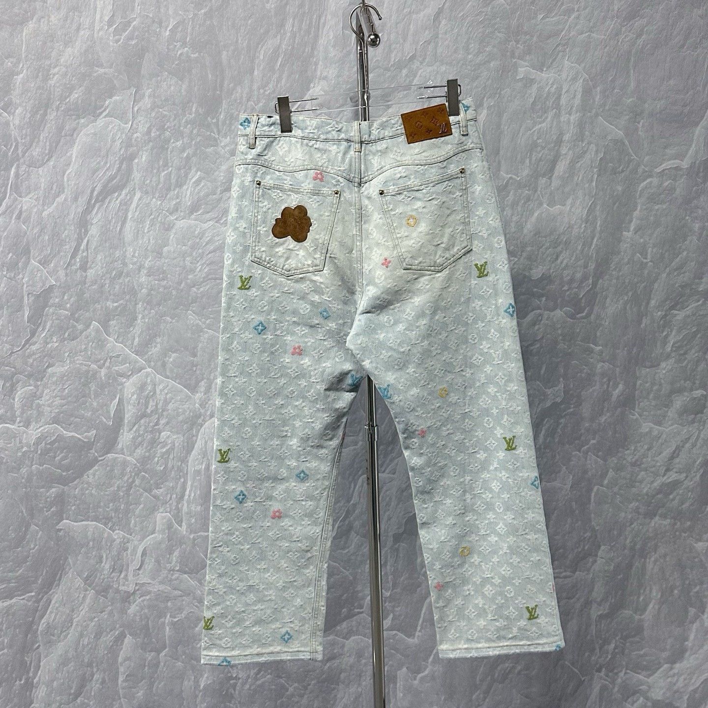 Louis Vuitton Louis Vuitton FW24 Tyler Logo Denim Pants Size US 32 / EU 48 - 4 Thumbnail