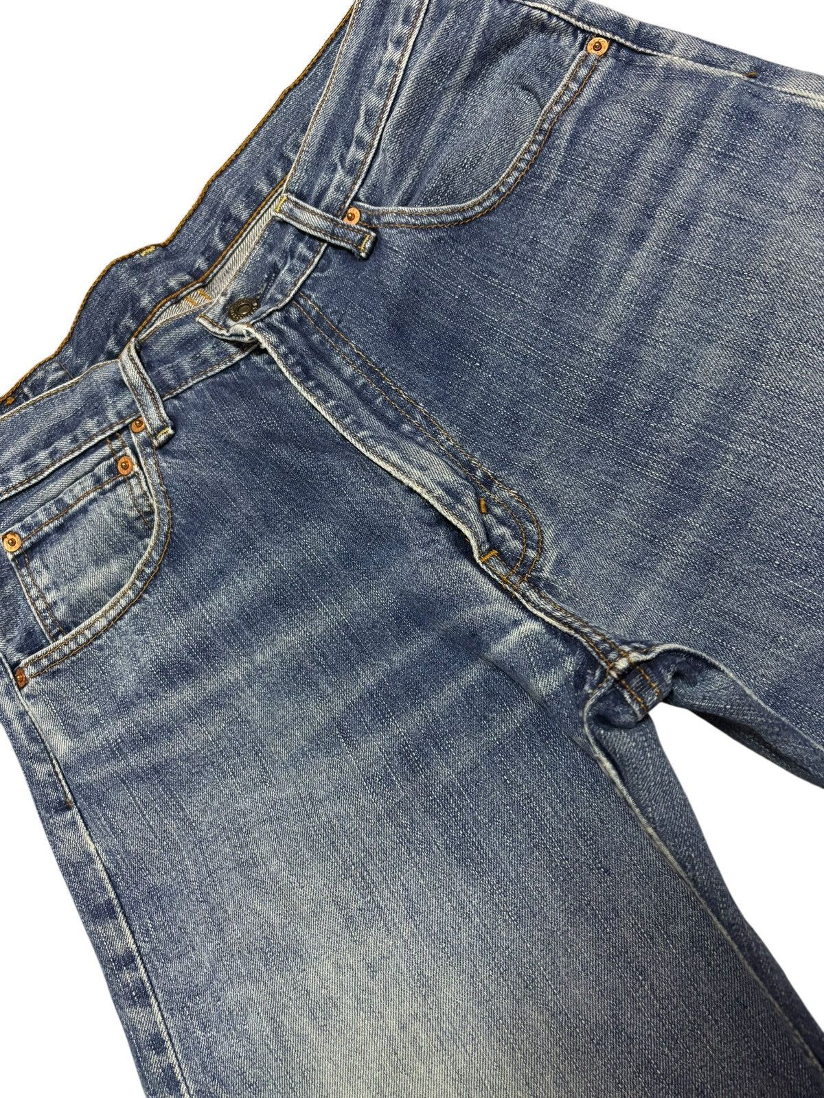 Levi's Vtg 90s Levis 503 Distressed Jeans Size US 30 / EU 46 - 4 Thumbnail