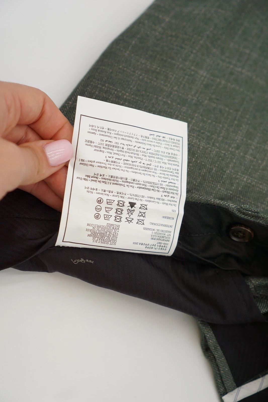 Suitsupply Men Suitsupply Pants Trousers Brescia Bamboo Green UK/US42S Size 42S - 5 Thumbnail