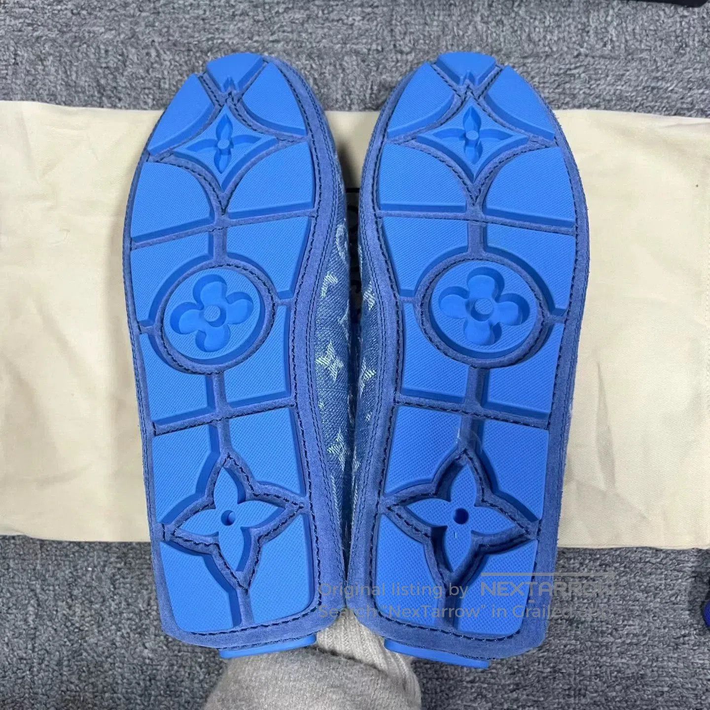 Louis Vuitton louis vuitton blue denim moccasin shoes. Size US 6.5 / EU 39-40 - 6 Thumbnail