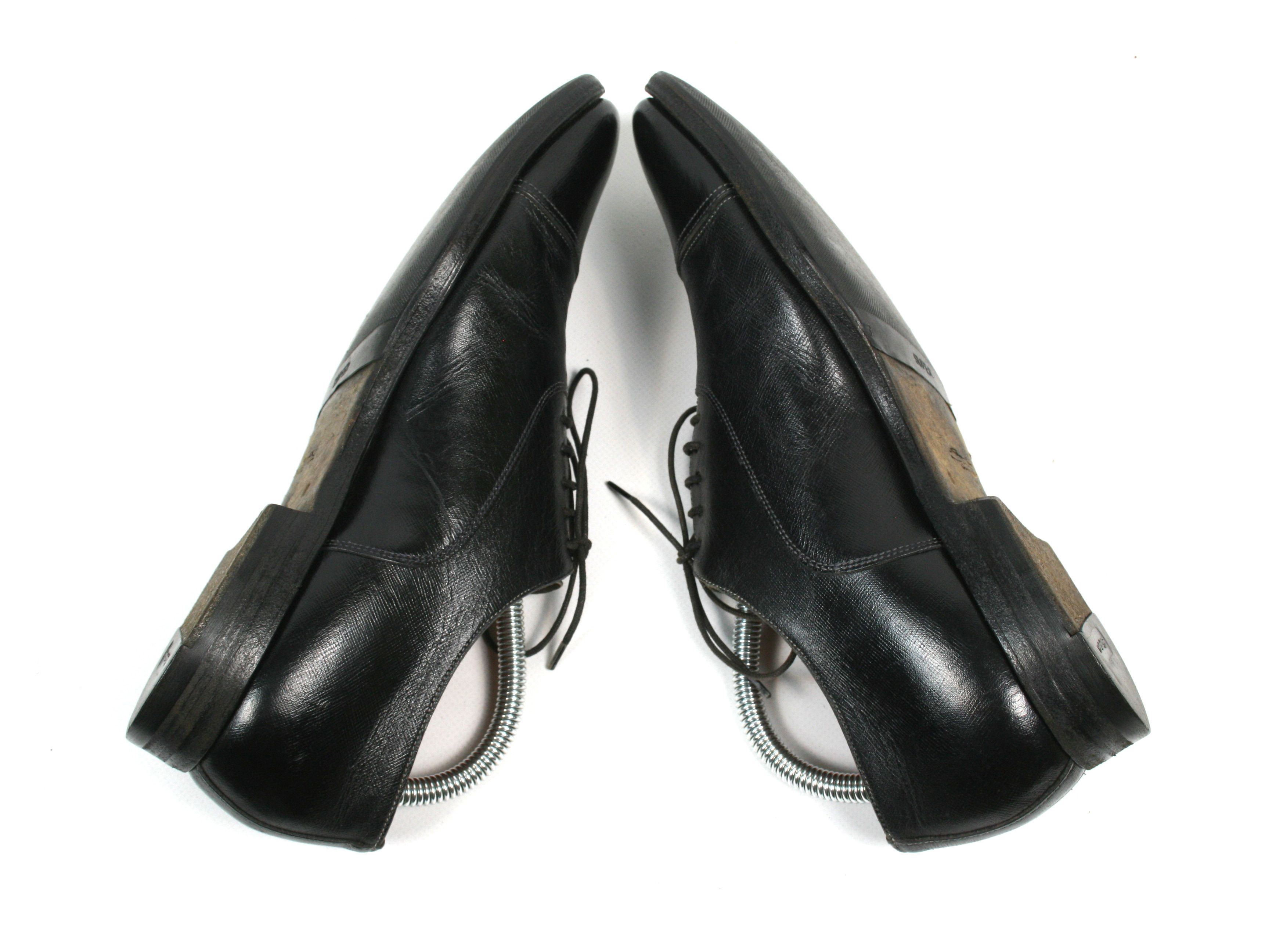 Santoni Leather Oxford Shoes Size US 7 / EU 40 - 8 Thumbnail