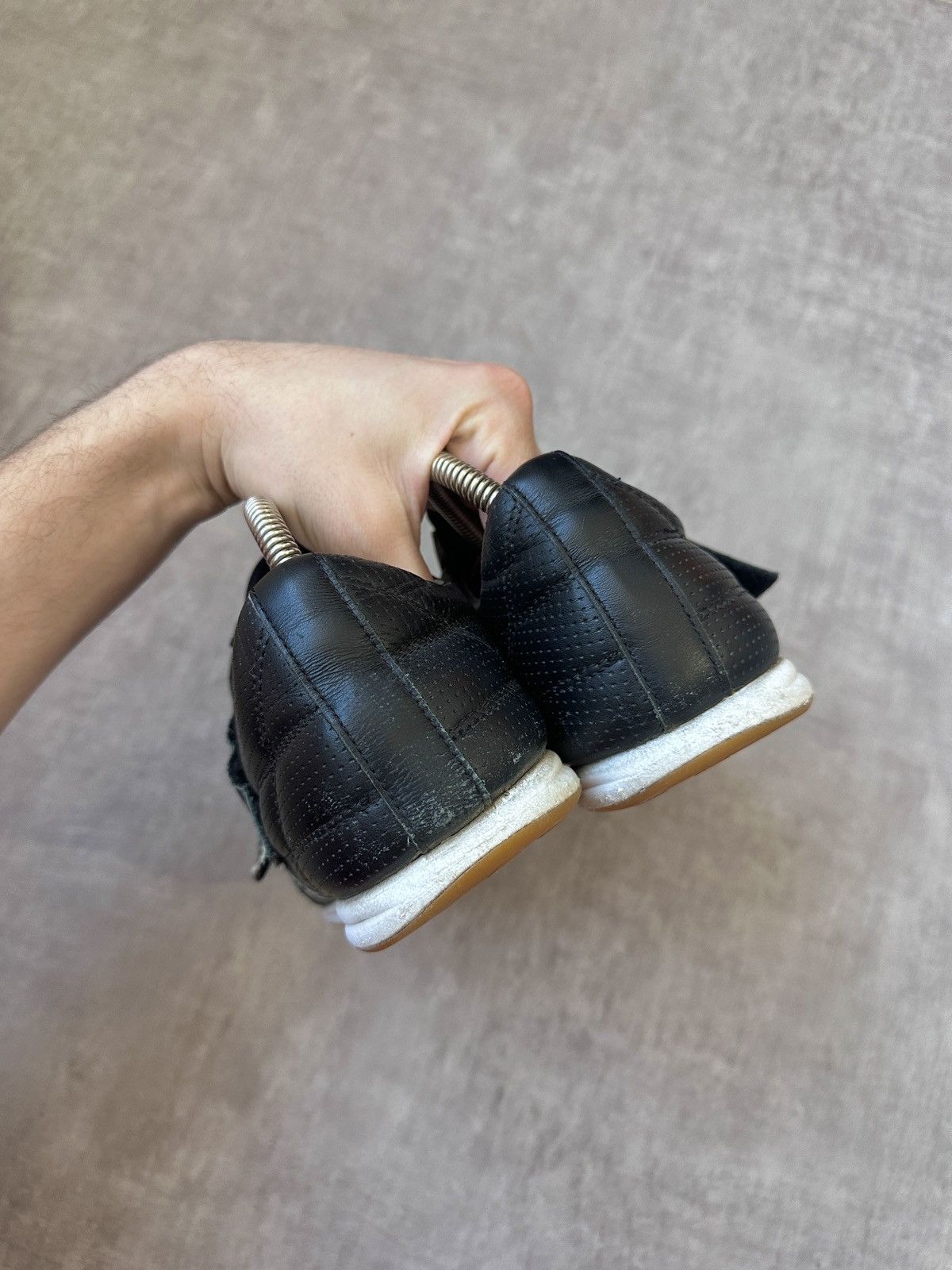 Dirk Bikkembergs Dirk Bikkembergs Archive Perforated Leather Velcro Sneakers Size US 9 / EU 42 - 6 Thumbnail