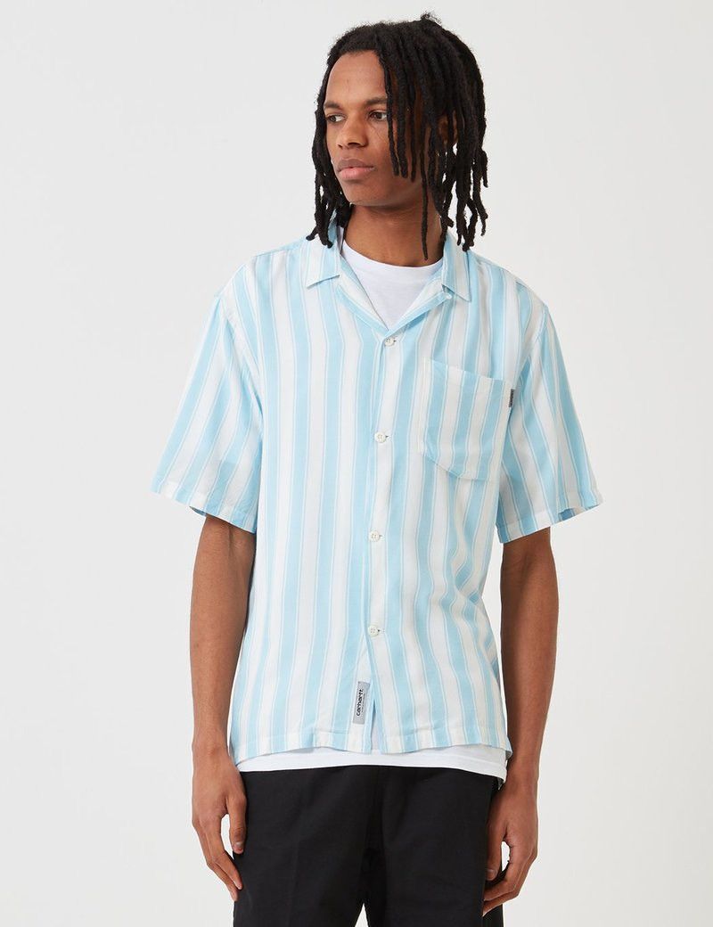 Carhartt Wip Carhartt WIP Viscose Striped Short Sleeve Esper Shirt 2019 Size US M / EU 48-50 / 2 - 5 Thumbnail