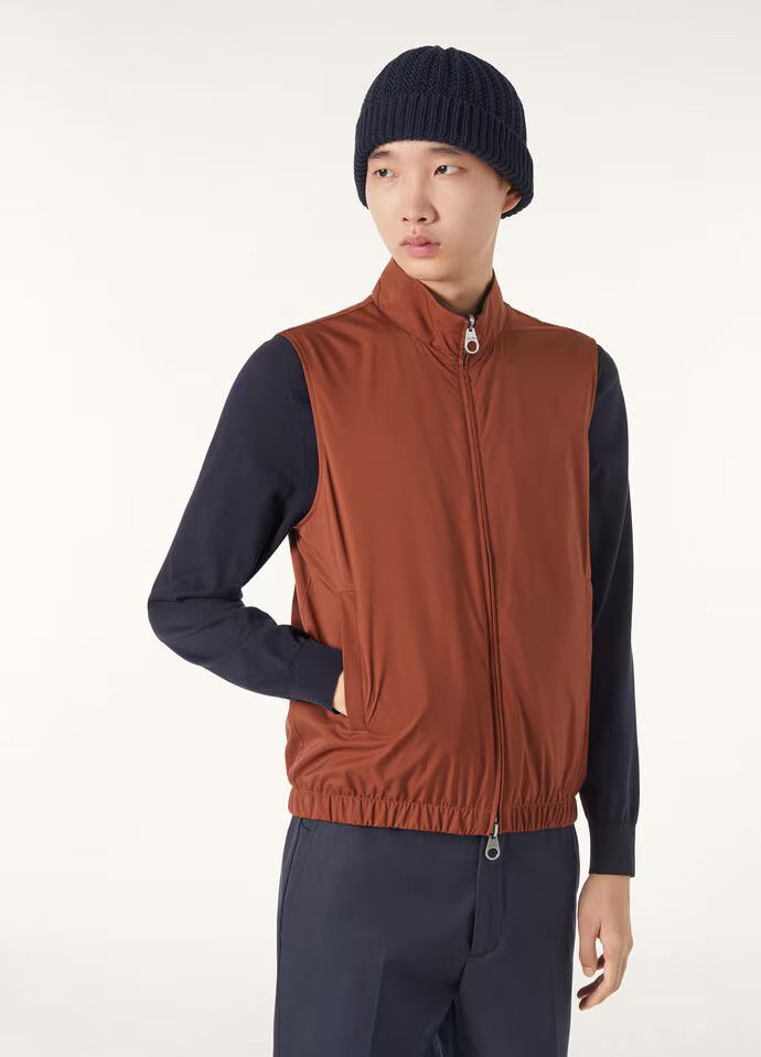 Loro Piana o1srvl11e0126 FAP9759 Reversible Vest in Brown/Green Size US M / EU 48-50 / 2 - 3 Thumbnail