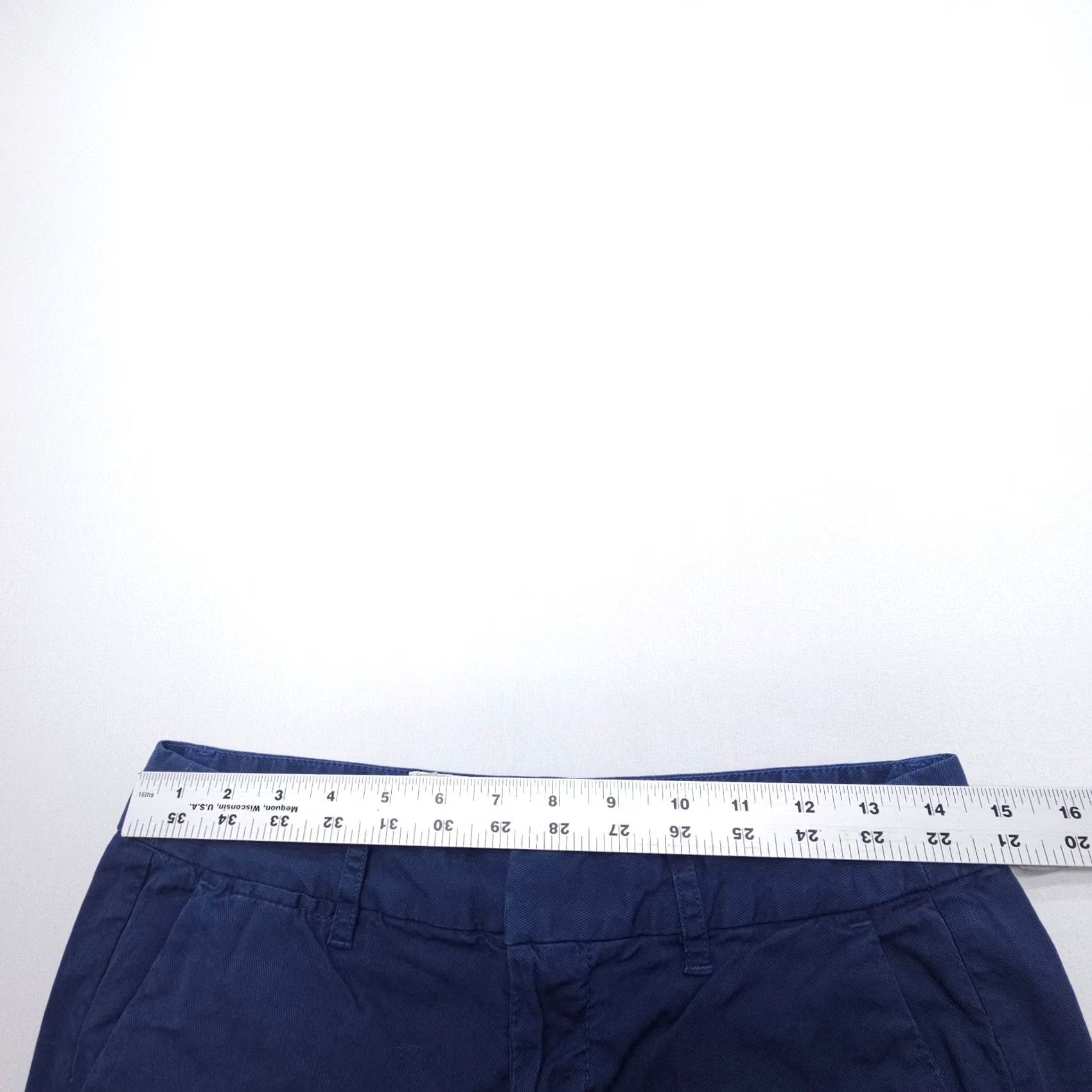 Nili Lotan Nili Lotan Montauk Pants 2 Marine Blue Chino Crop Cotton Blend Stretch Straight Fall (Mens) Size 26" / US 2 / IT 38 - 7 Thumbnail