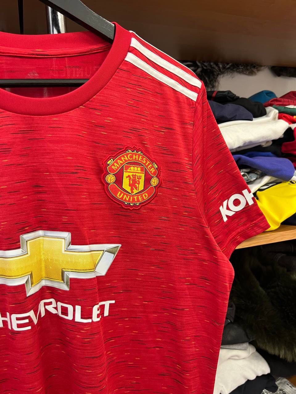Adidas Blokecore Adidas Manchester United Chevrolet Jersey Drill Size US L / EU 52-54 / 3 - 3 Thumbnail