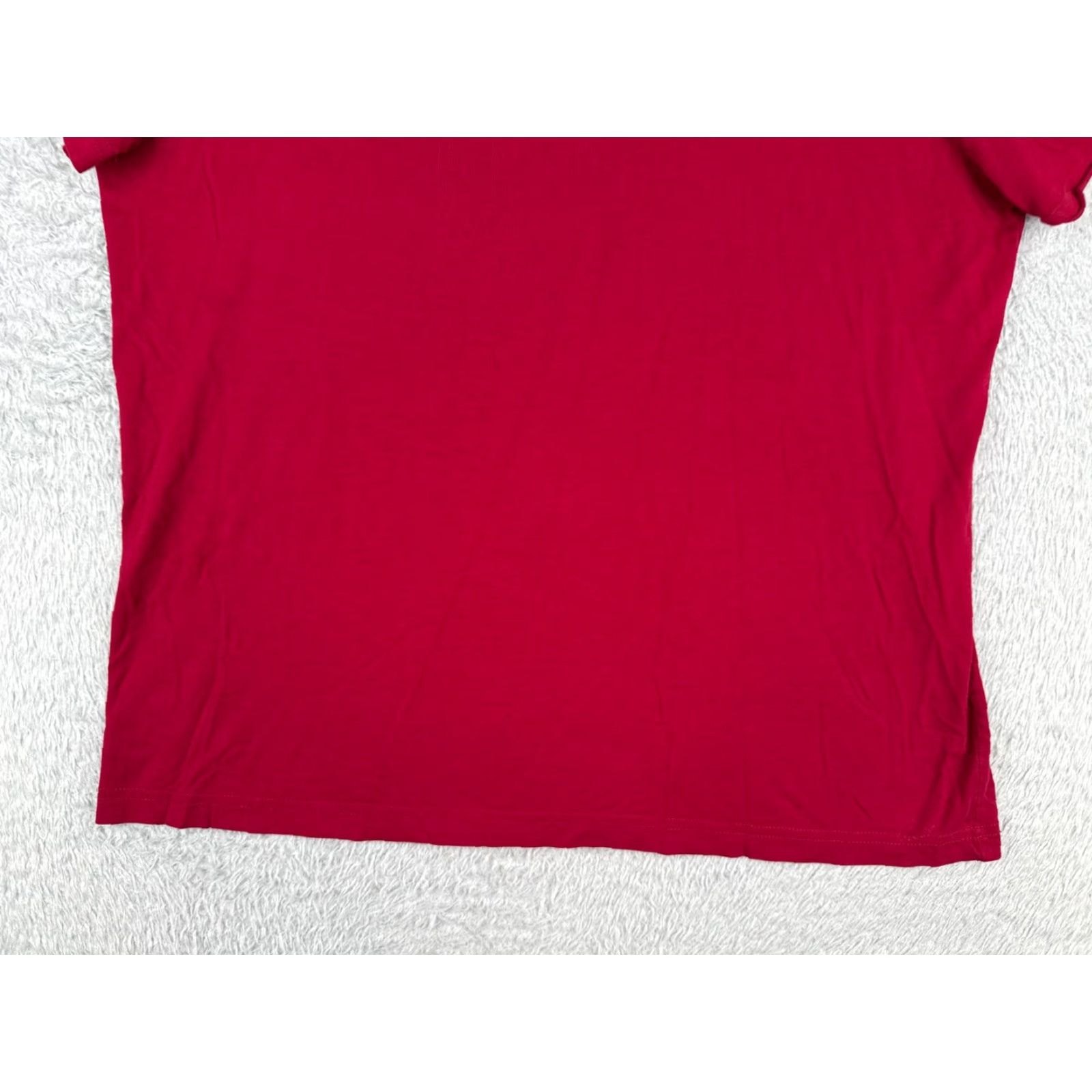 Lacoste Lacoste Shirt Women 6 Red Crew Neck Short Sleeve 100% Pima Cotton READ Size M / US 6-8 / IT 42-44 - 5 Thumbnail