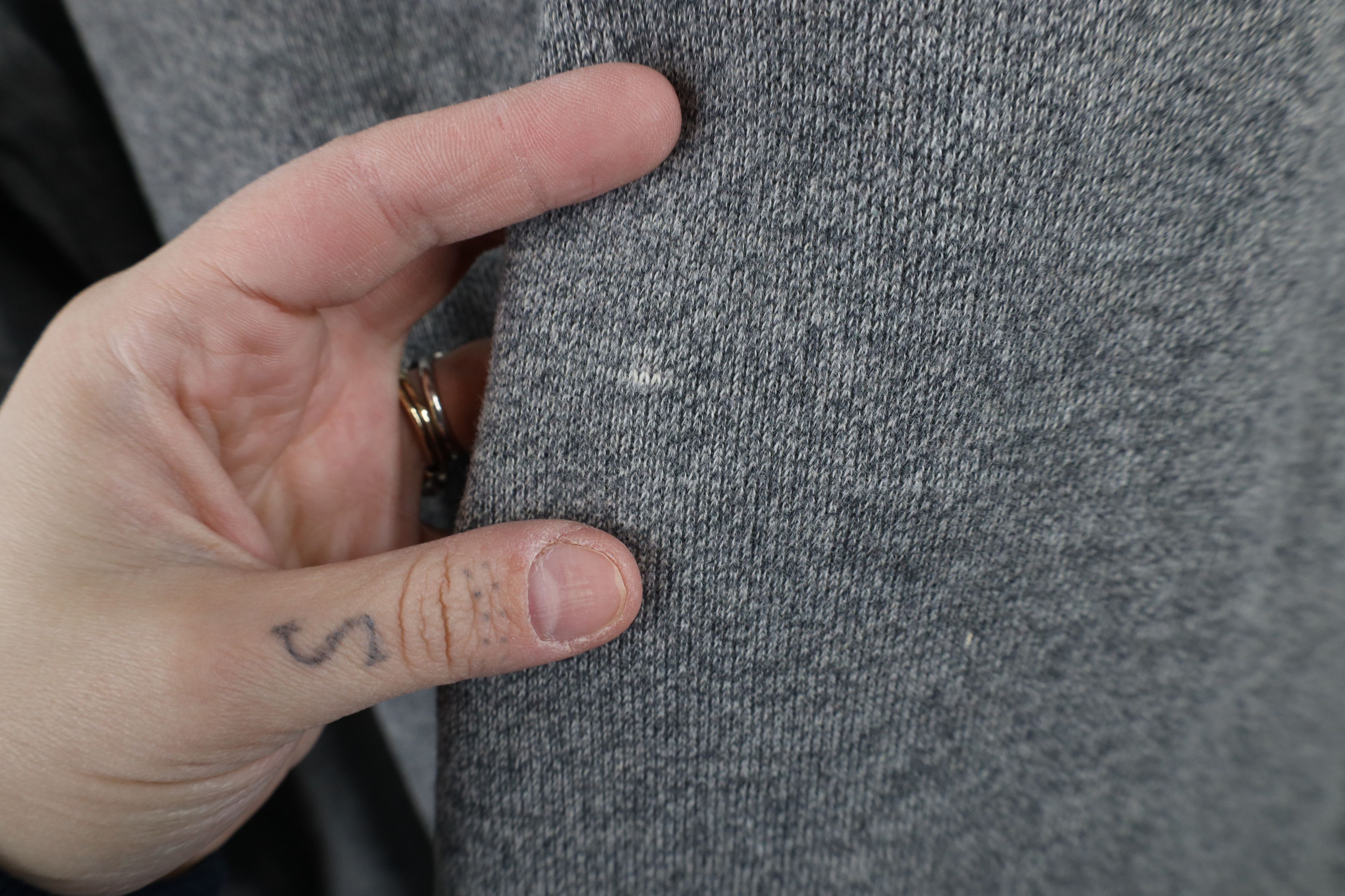Ralph Lauren × Vintage Vintage Ralph Lauren Knit Half Zip Pullover Sweater Gray Size US L / EU 52-54 / 3 - 8 Thumbnail