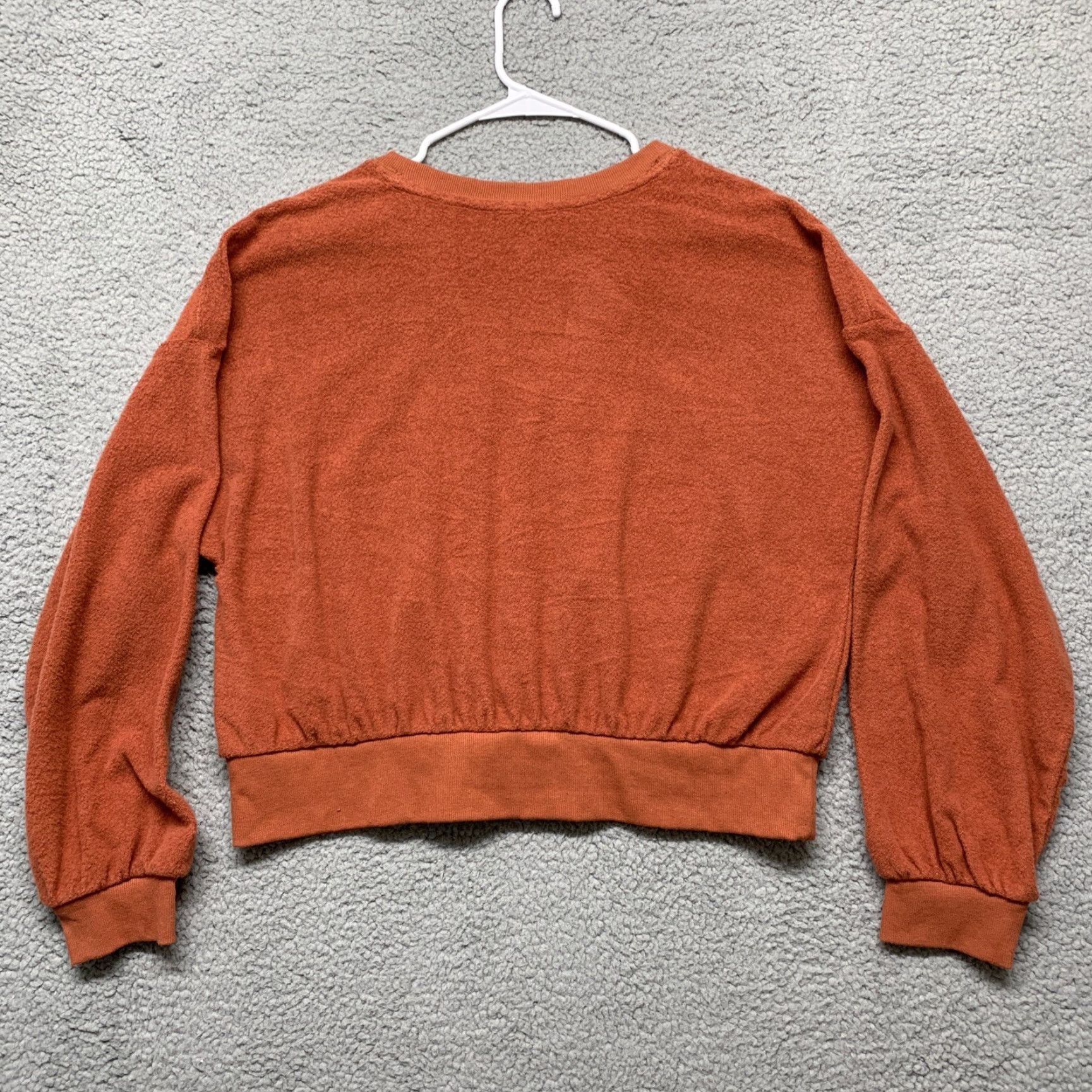 Vintage Universal Thread Sweatshirt Womens Fleece Pullover Size XL Orange New Size XL / US 12-14 / IT 48-50 - 4 Thumbnail