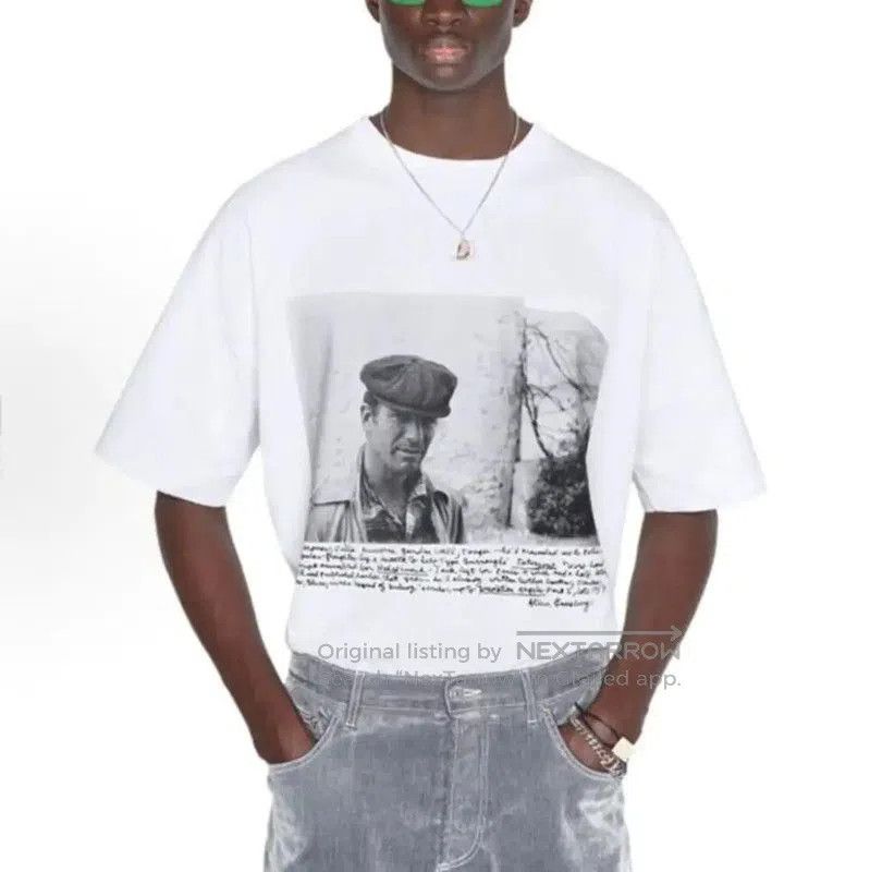 Dior Dior Men's White Cotton Graphic T-Shirt . Size US XL / EU 56 / 4 - 6 Thumbnail
