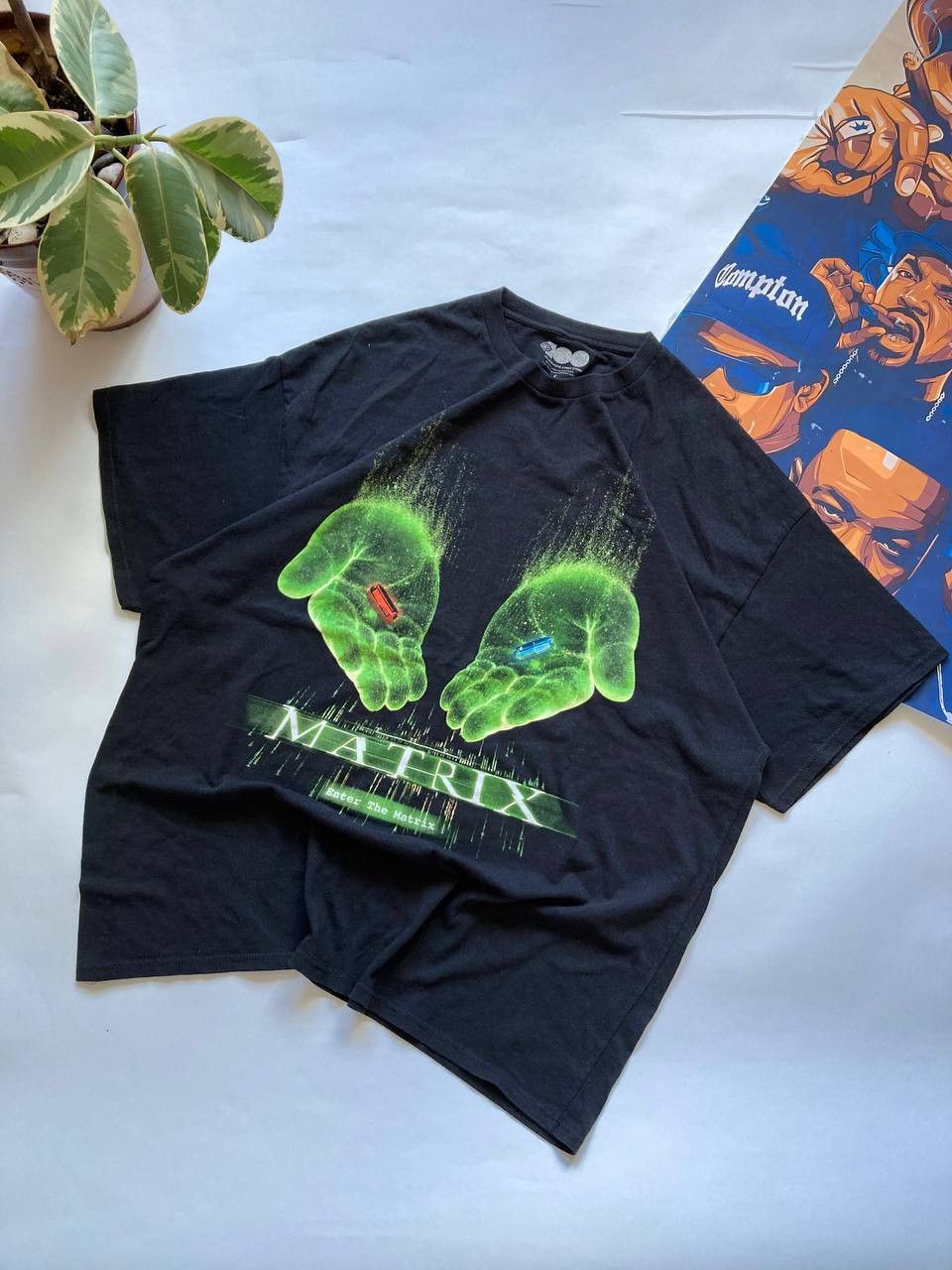 Warner Bros Rare Matrix Movie Enter The Matrix Tee Size US L / EU 52-54 / 3 - 1 Thumbnail