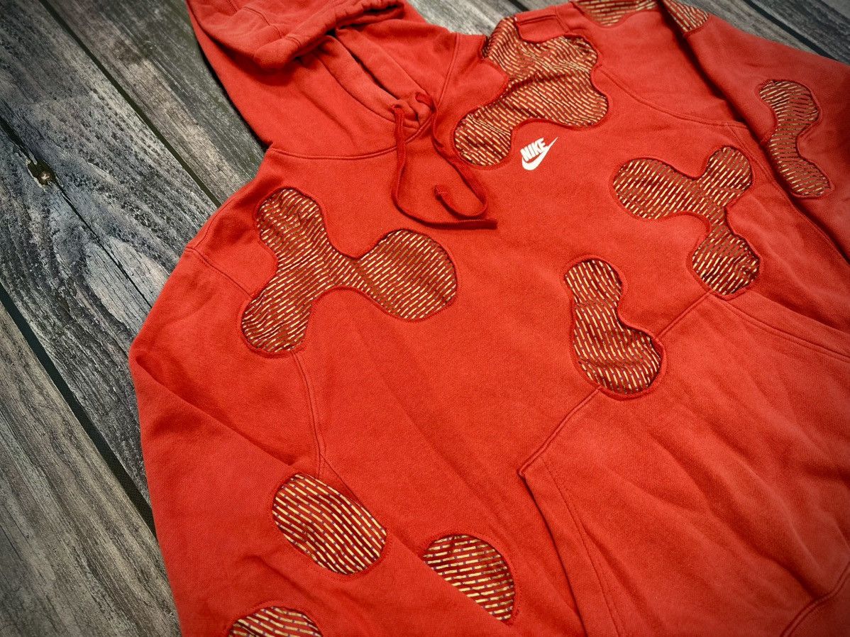Nike Nike Custom Hoodie Vintage 90s Y2K Reworked Size US L / EU 52-54 / 3 - 3 Thumbnail