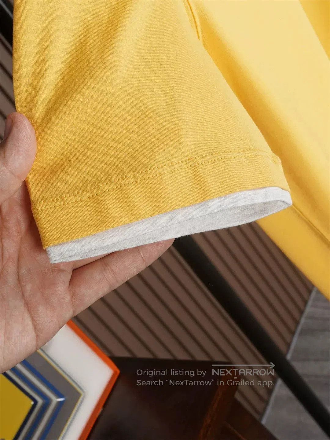 Brunello Cucinelli Brunello Cucinelli Men's Yellow T. Size US S / EU 44-46 / 1 - 4 Thumbnail