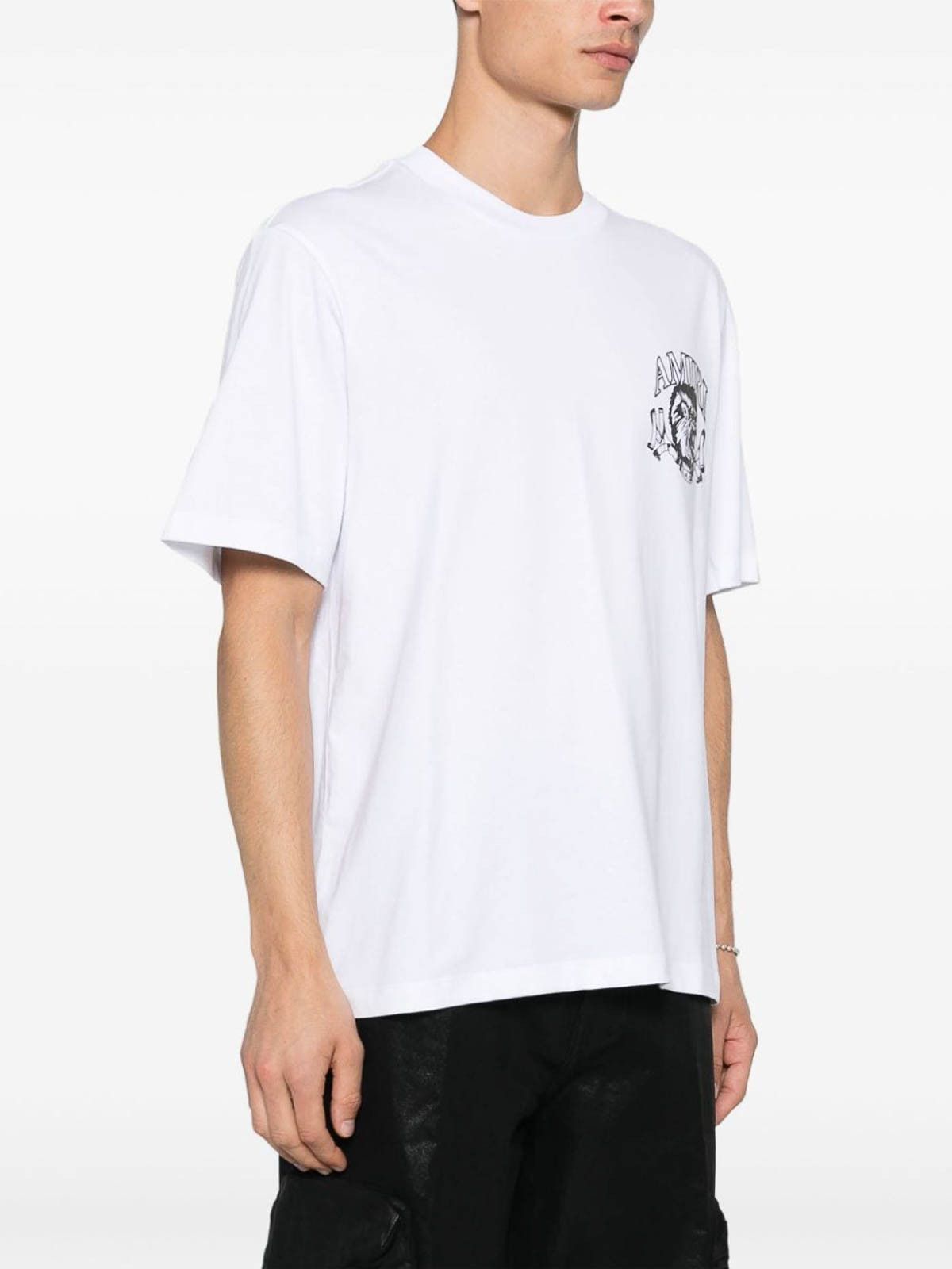 Amiri o1orln1125 Lion Outline T-Shirt in White Size US XL / EU 56 / 4 - 2 Thumbnail