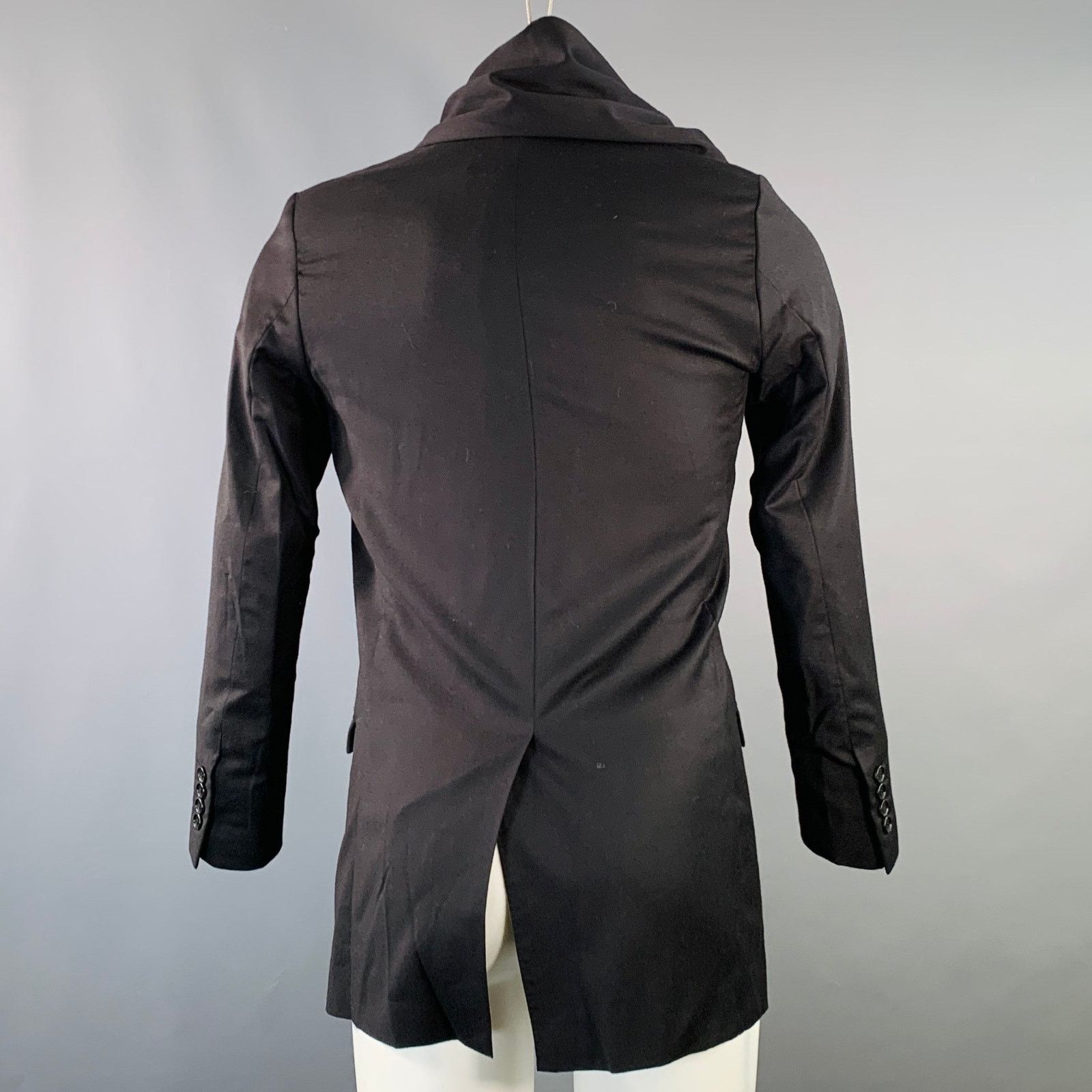 Dior DIOR HOMME by KRIS VAN ASSCHE AW10 XS Cashmere Scarf Coat Size US XS / EU 42 / 0 - 4 Thumbnail