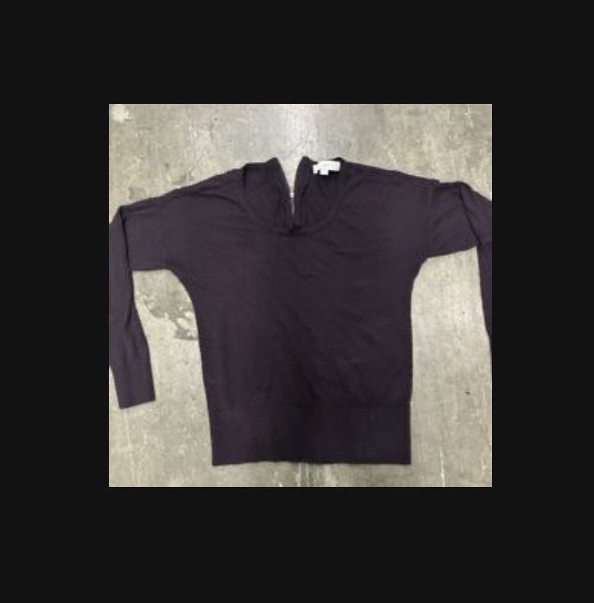 Loft LOFT Split Neck Knit Pullover Sweater Long Sleeve Small Size S / US 4 / IT 40 - 1 Thumbnail