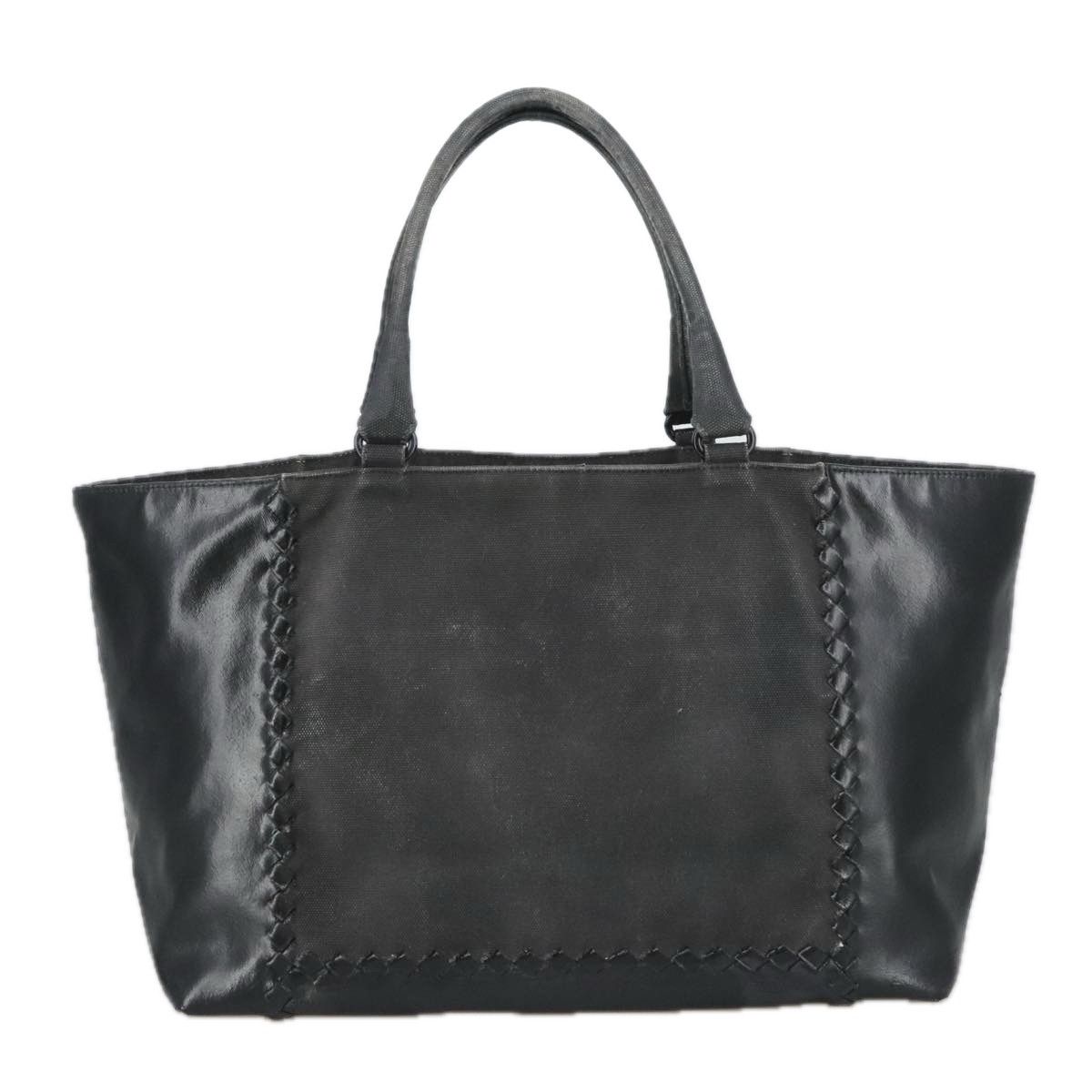 Bottega Veneta Cabas Black Leather Handbag (Pre-Owned) Size ONE SIZE - 1 Thumbnail