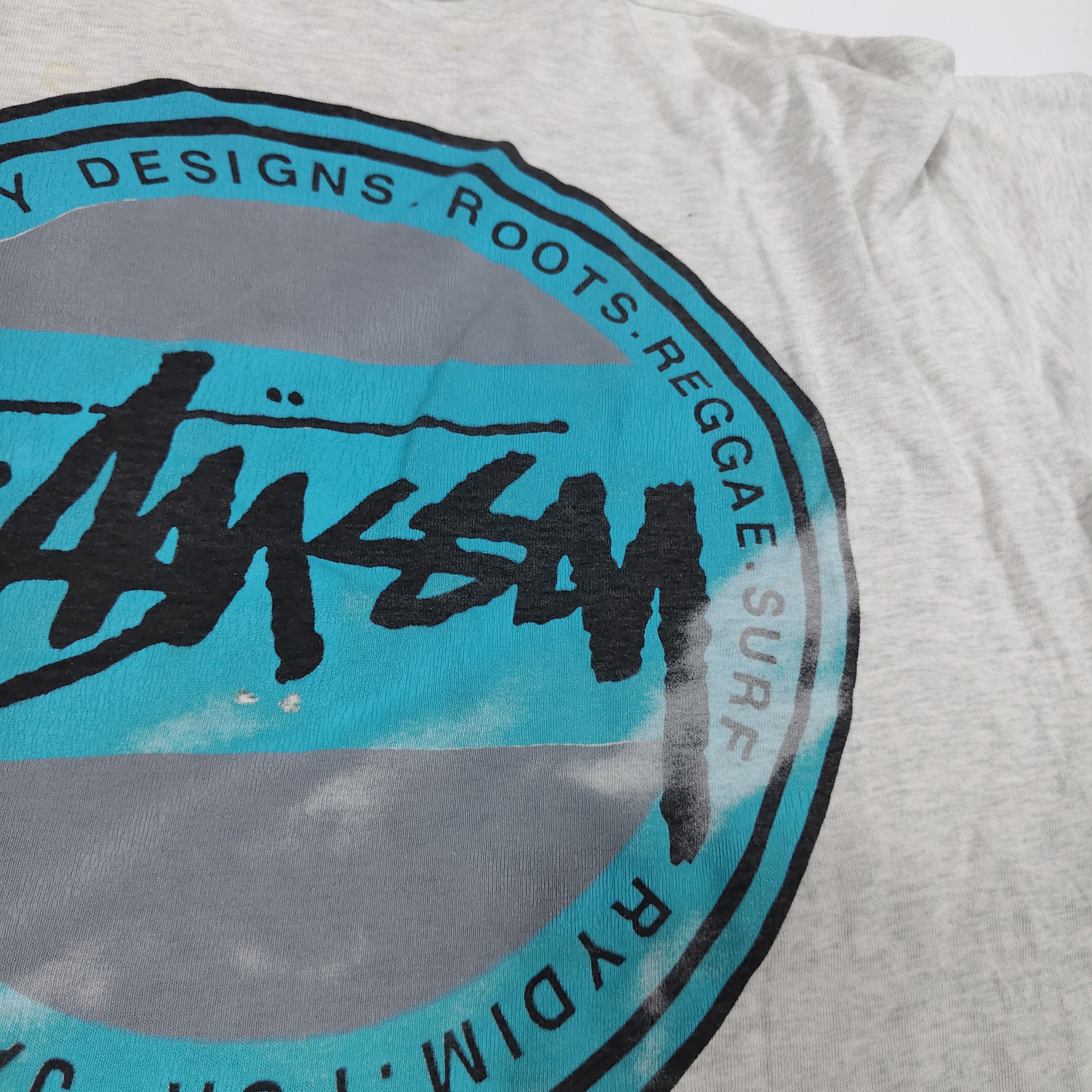 Stussy 90s Stussy "Roots Reggae Surf Rydim For Jah Irie Feeling" #F Size US L / EU 52-54 / 3 - 3 Thumbnail