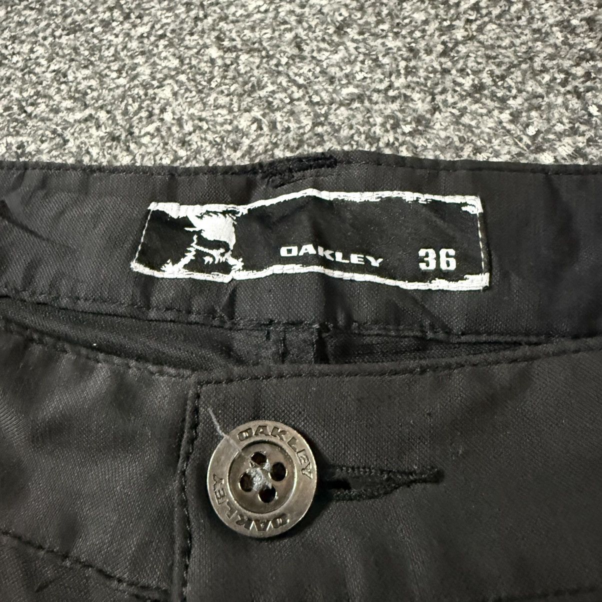 Oakley Vintage Oakley Skull Techwear Black Faded Gorpcore Archive Size US 36 / EU 52 - 9 Thumbnail