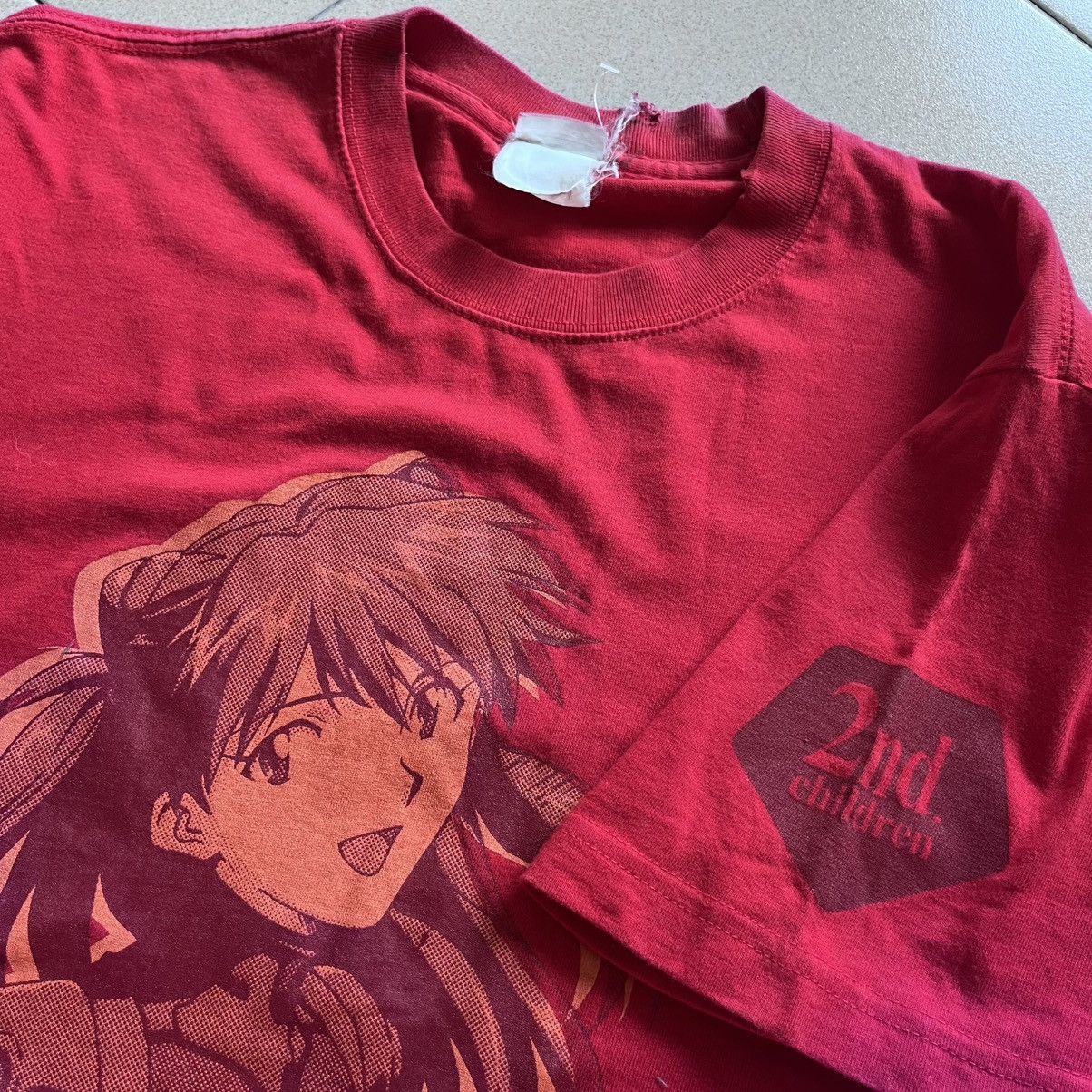 Vintage Vintage 90s Anime Neon Genesis Evangelion Asuka T-shirt Size US L / EU 52-54 / 3 - 3 Thumbnail