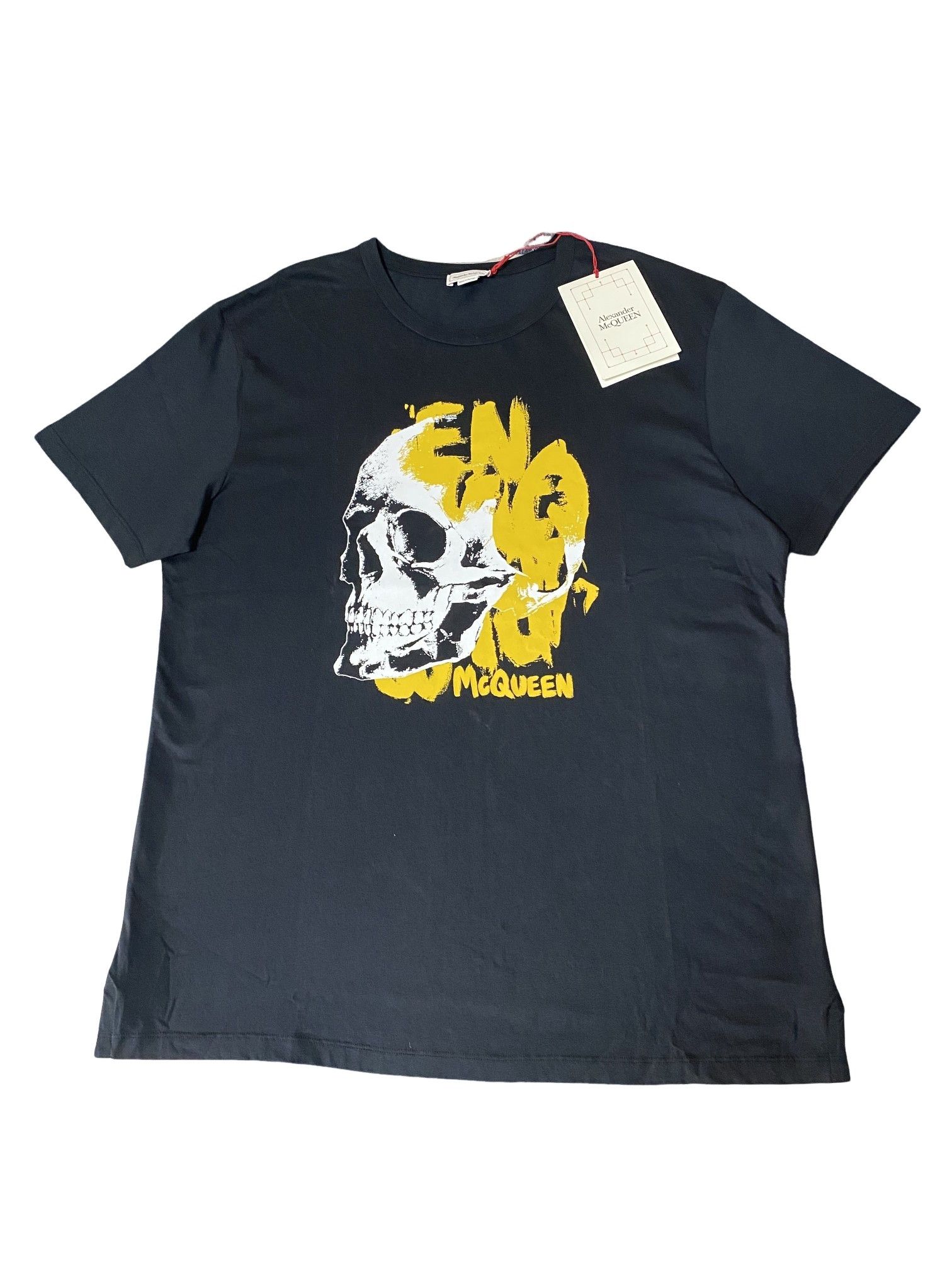 Alexander McQueen Alexander Mcqueen Distorted Skull T-shirt | Grailed