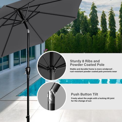Designer × Homemade Patio Umbrella Outdoor Table Market Yard Umbrella Size US L / EU 52-54 / 3 - 4 Thumbnail