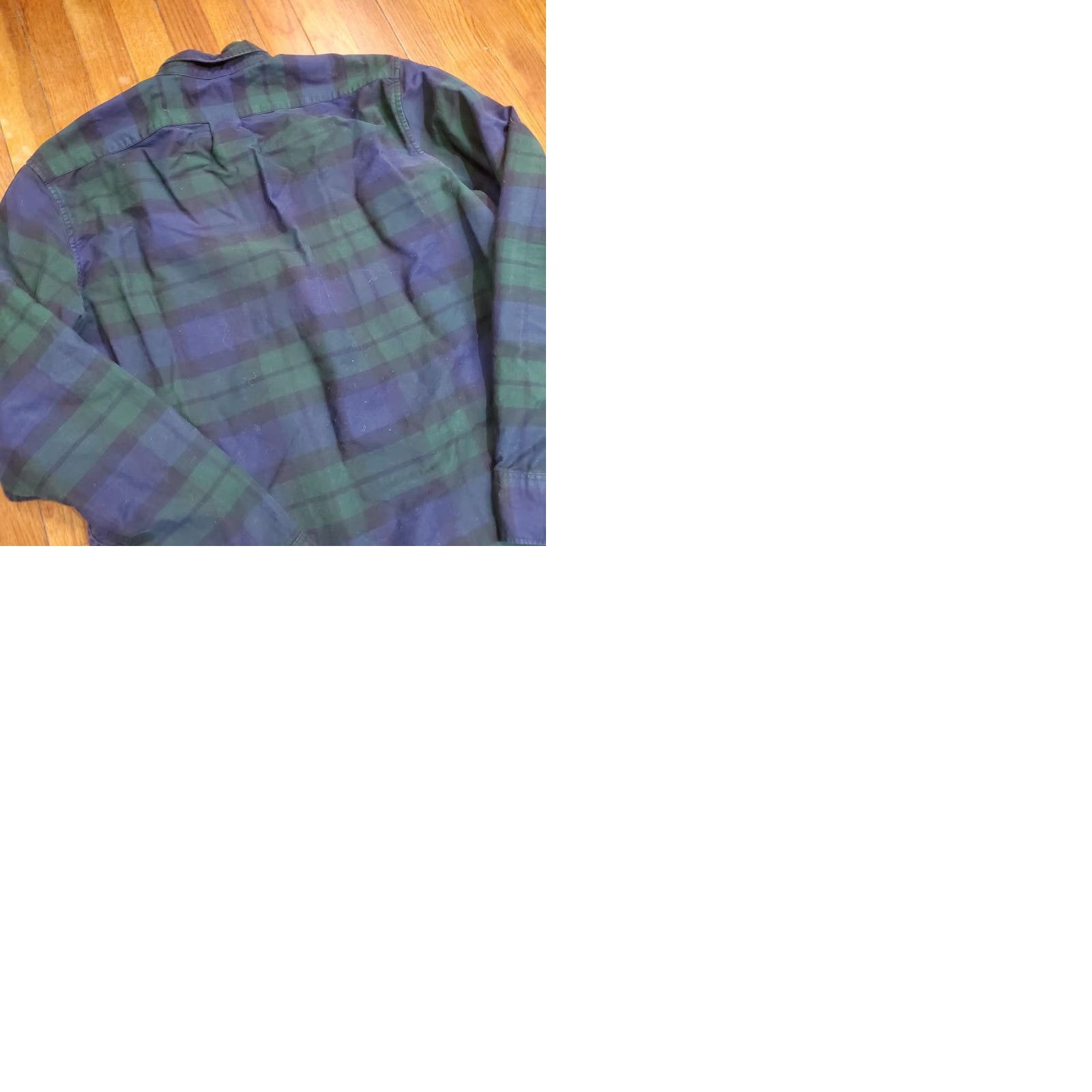 J.Crew J.Crew Shirt Mens Large Green Plaid Slim Fit American Pima Cotton Button-Down Shirt Size US L / EU 52-54 / 3 - 9 Thumbnail