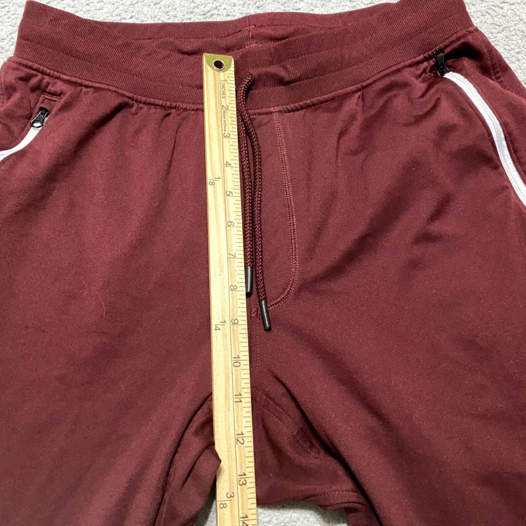 Under Armour Under Armour Pants Mens LT Tall Red Joggers Loose Tapered Drawstring Zip Pockets Size US 33 - 7 Thumbnail