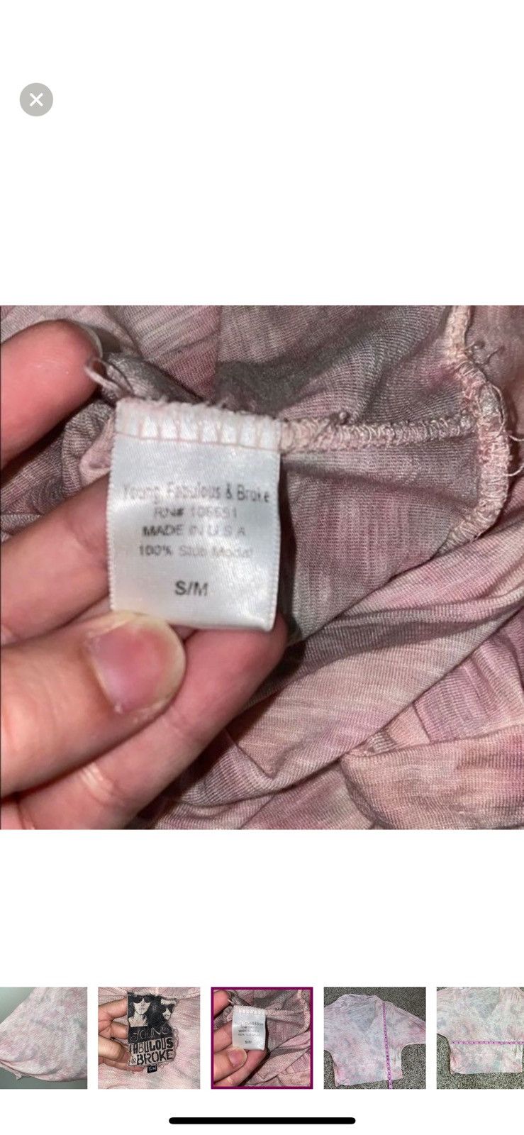 Young Fabulous & Broke Young fabulous and broke small/medium tie dye wrap top Size M / US 6-8 / IT 42-44 - 5 Thumbnail