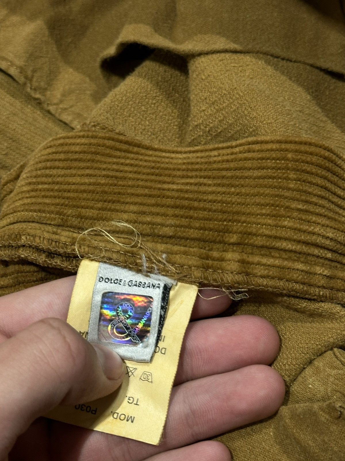 Dolce & Gabbana Vintage Luxury Velvet Pants Dolce&Gabanna MADE IN ITALY 🇮🇹 Size US 36 / EU 52 - 13 Thumbnail