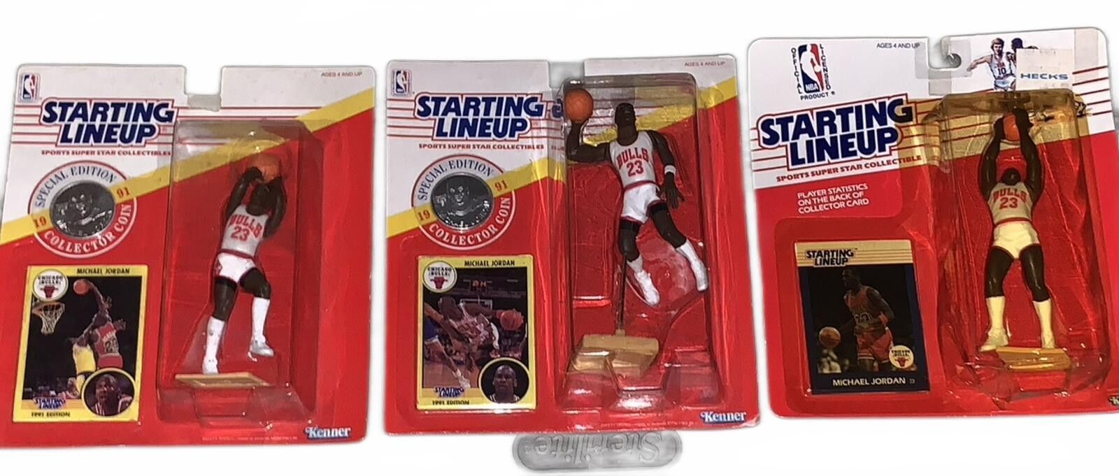 Kenneth Cole 1991 Starting Lineup Michael Jordan Chicago Bulls w/ Card Size ONE SIZE - 3 Thumbnail