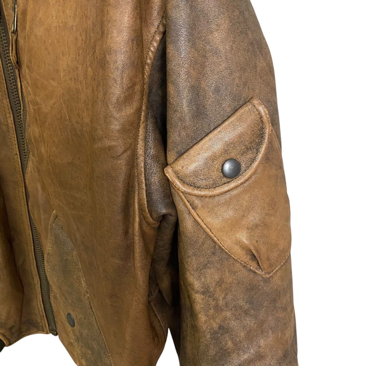 Japanese Brand Vintage A2 ROBO leather jacket Size US M / EU 48-50 / 2 - 10 Thumbnail