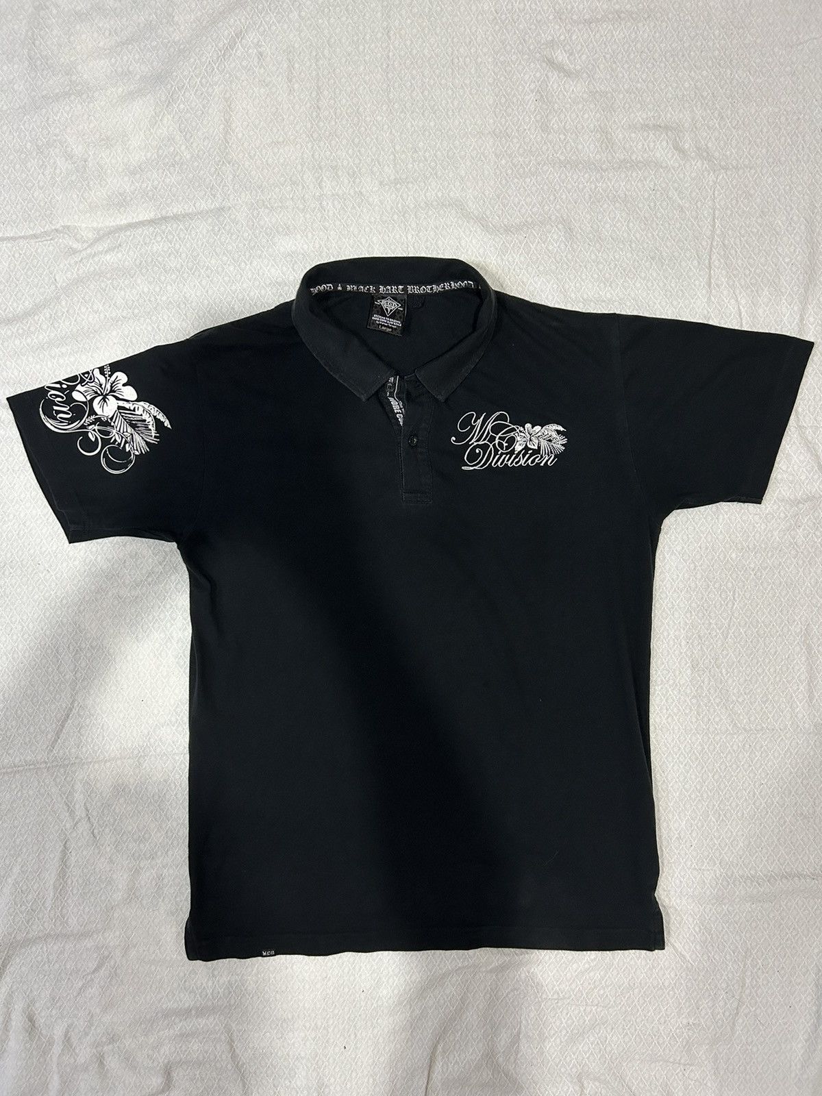 Japanese Brand More Core Division Poem Polo Shirt Size US L / EU 52-54 / 3 - 1 Thumbnail