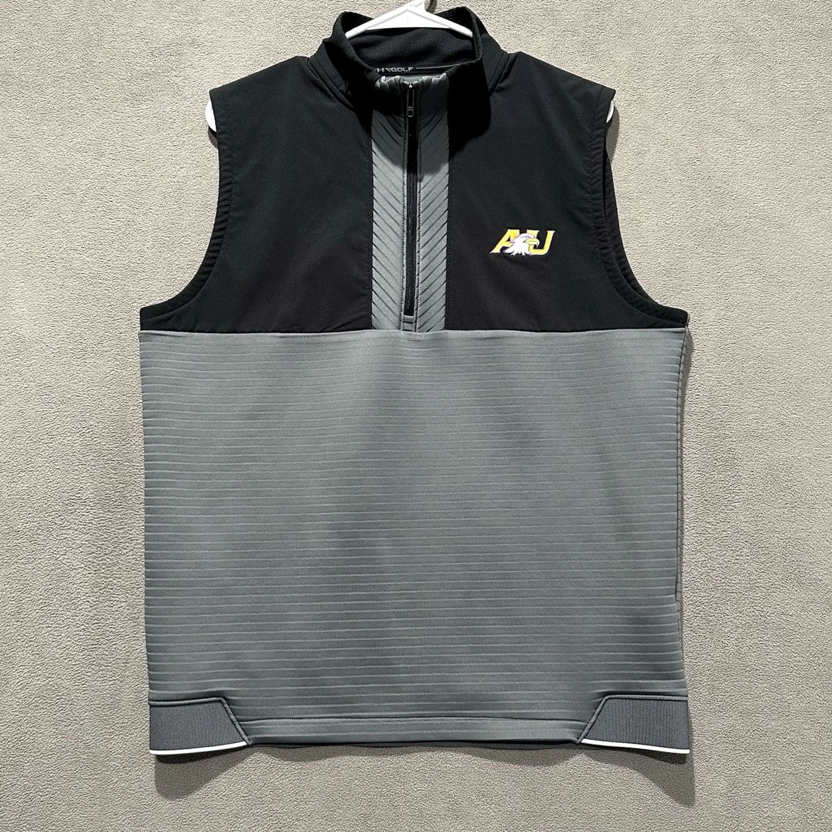 Under Armour Under Armour Storm Daytona Vest Medium Gray Golf 1/2 Zip Ashland University Mens Size US M / EU 48-50 / 2 - 2 Thumbnail