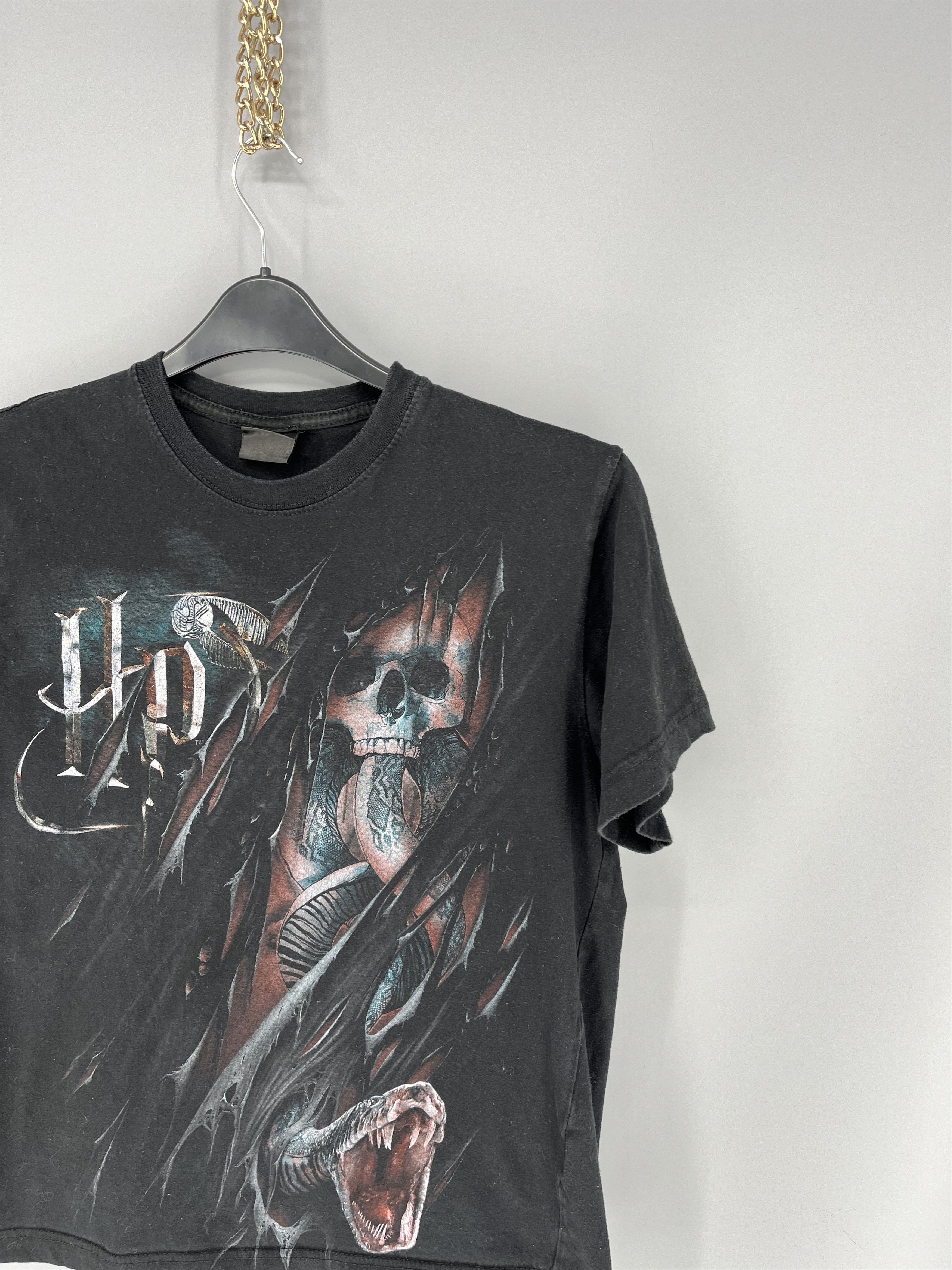 Band Tees Vintage Harry Potter Skulls T-shirt Rock Metal Size S black Size US S / EU 44-46 / 1 - 5 Thumbnail