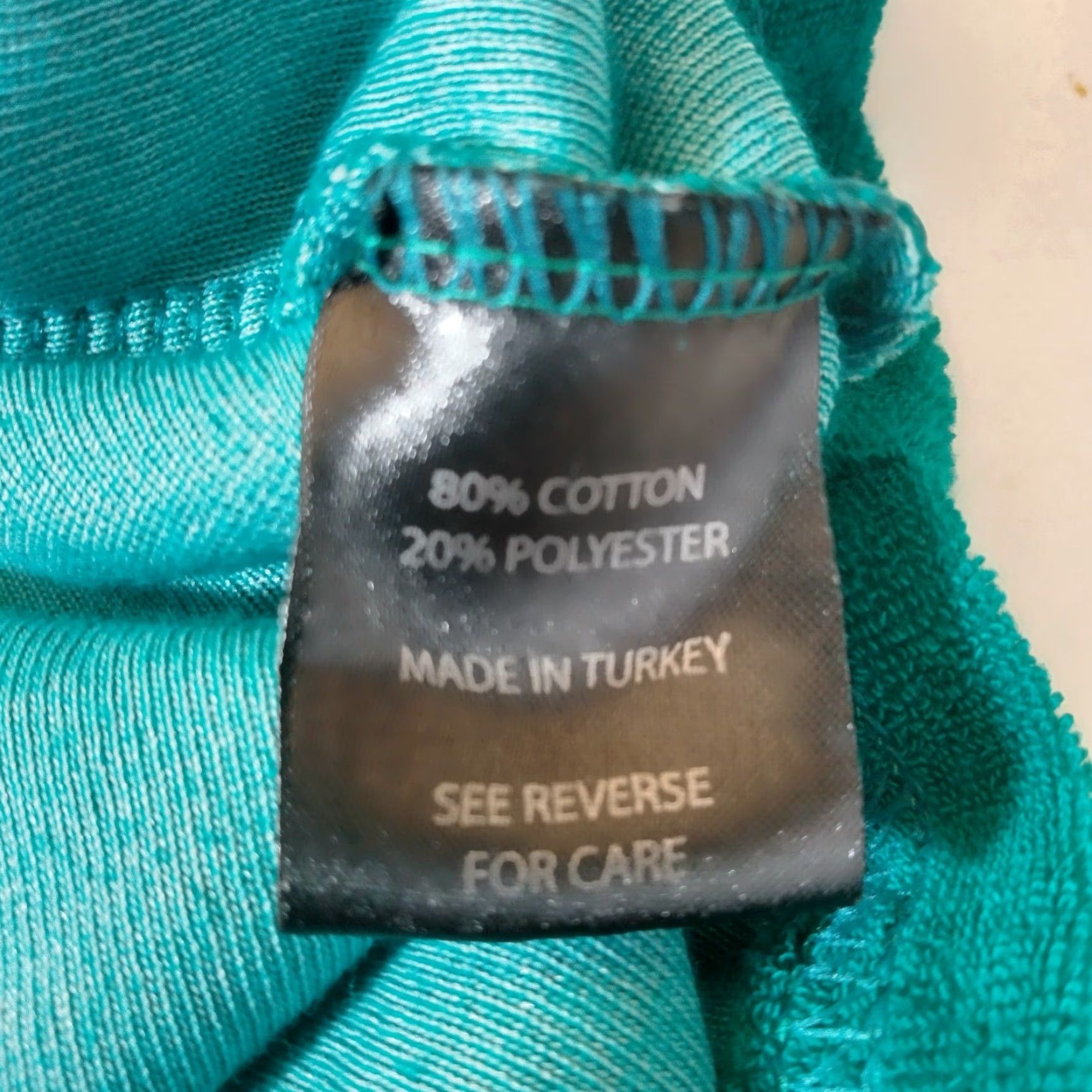 Vintage VINTAGE La Serren Women’s Cover Up Dress Swimwear Bathrobe Jade Green Cotton Blend 90s Pool Beach Size S / US 4 / IT 40 - 4 Thumbnail